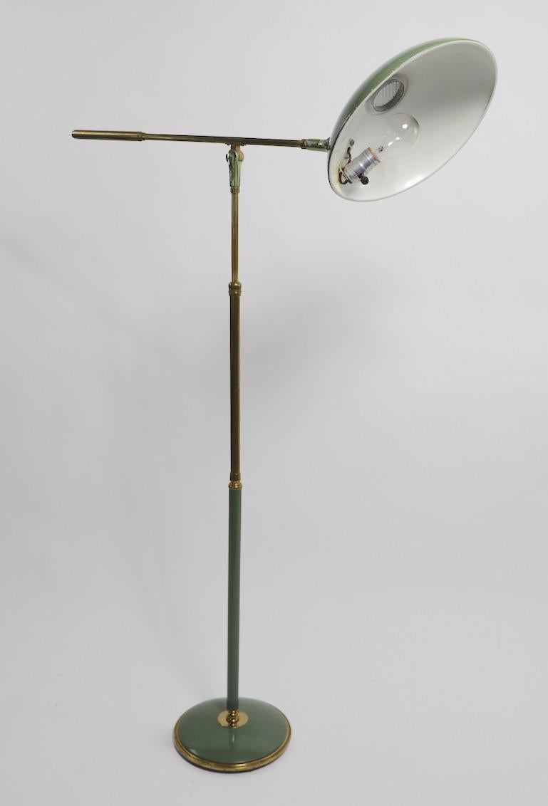 Architectural Articulating Floor Reading Lamp by Thurston for Lightolier 9