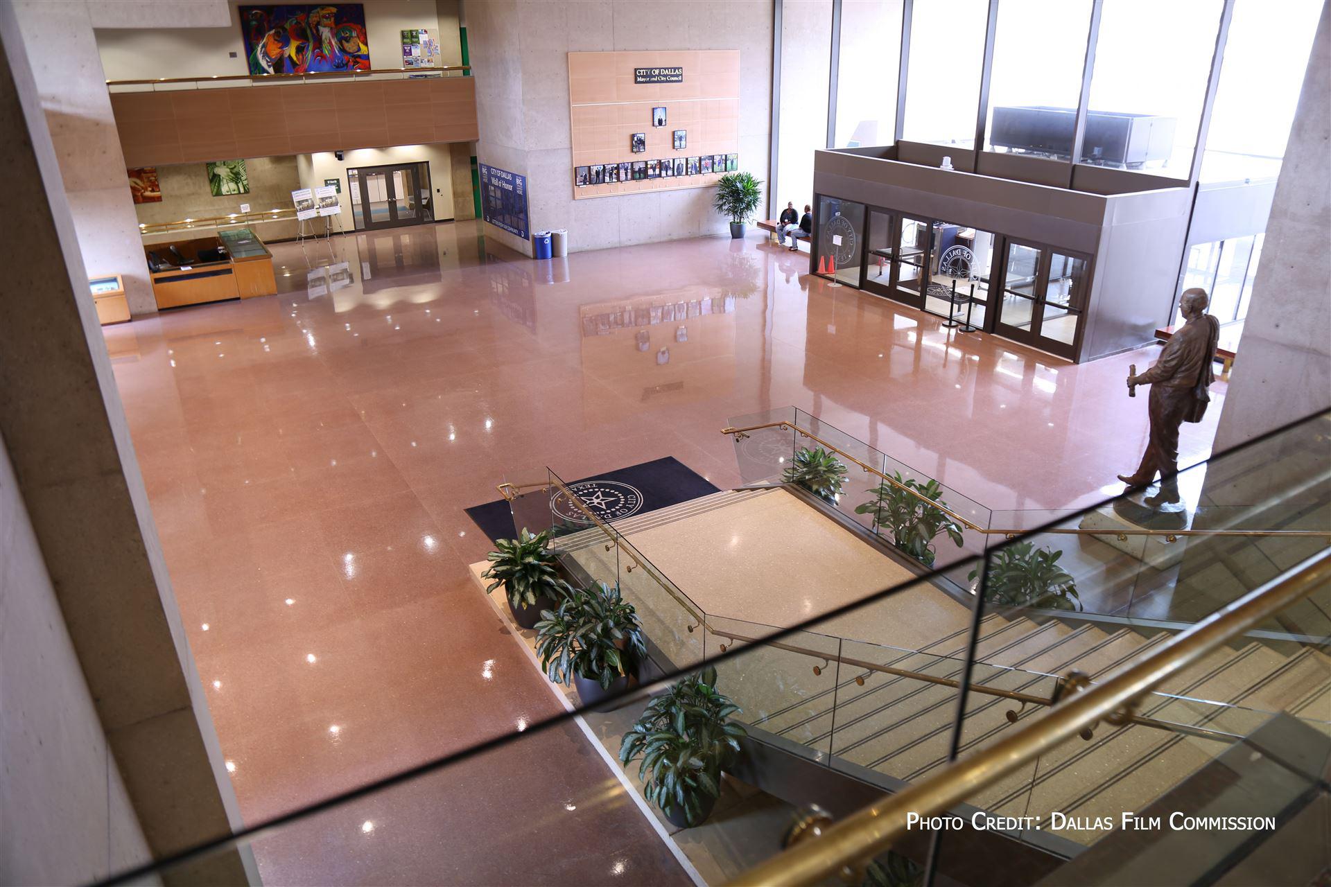 dallas city hall interior