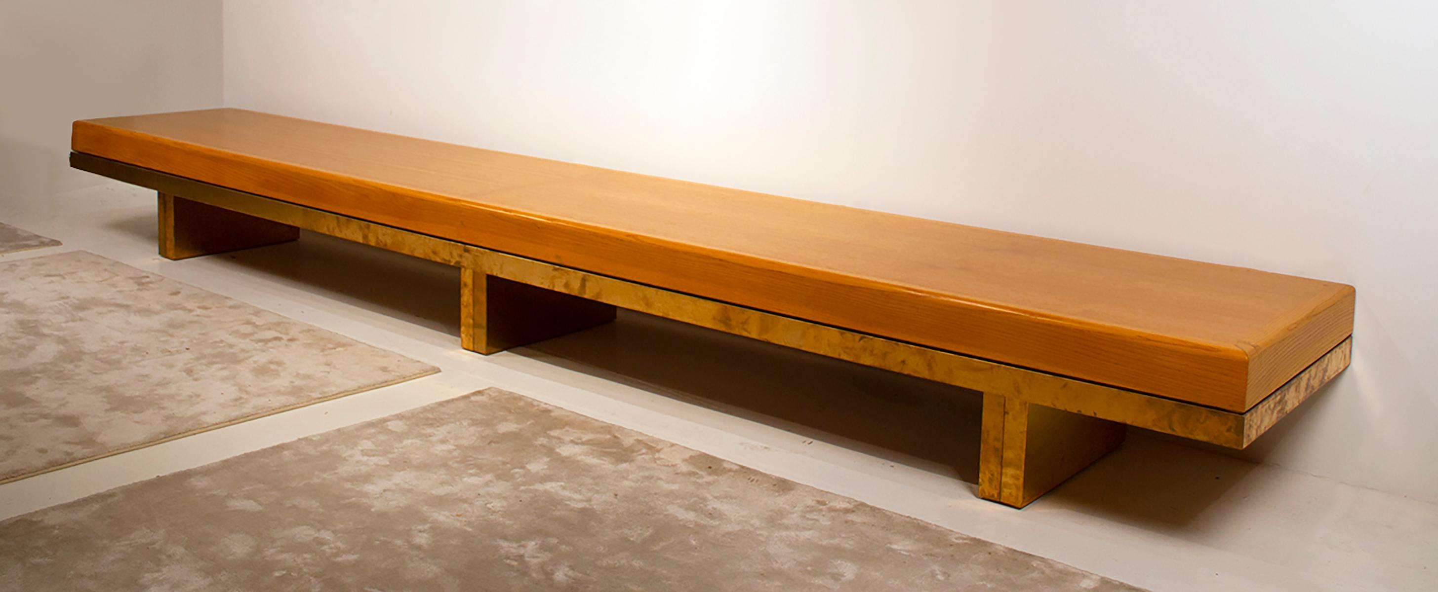 American Architectural Bench from the Iconic I.M. Pei Dallas City Hall For Sale
