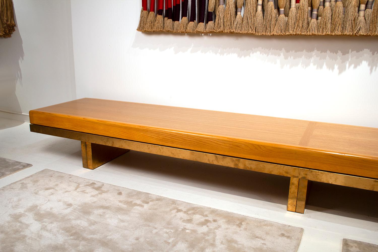 Architectural Bench from the Iconic I.M. Pei Dallas City Hall For Sale 1