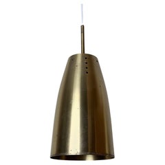 Architectural Brass Church Pendant Light, Mid-Century Modern 1960s, 10 Available