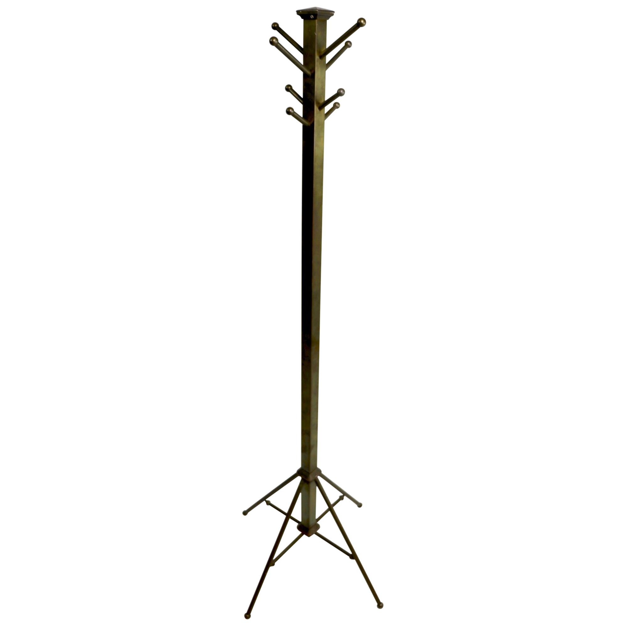 Architectural Brass Coat Tree