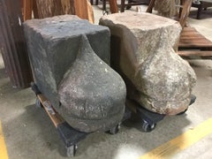 Architectural Building Curbs Carved Stone