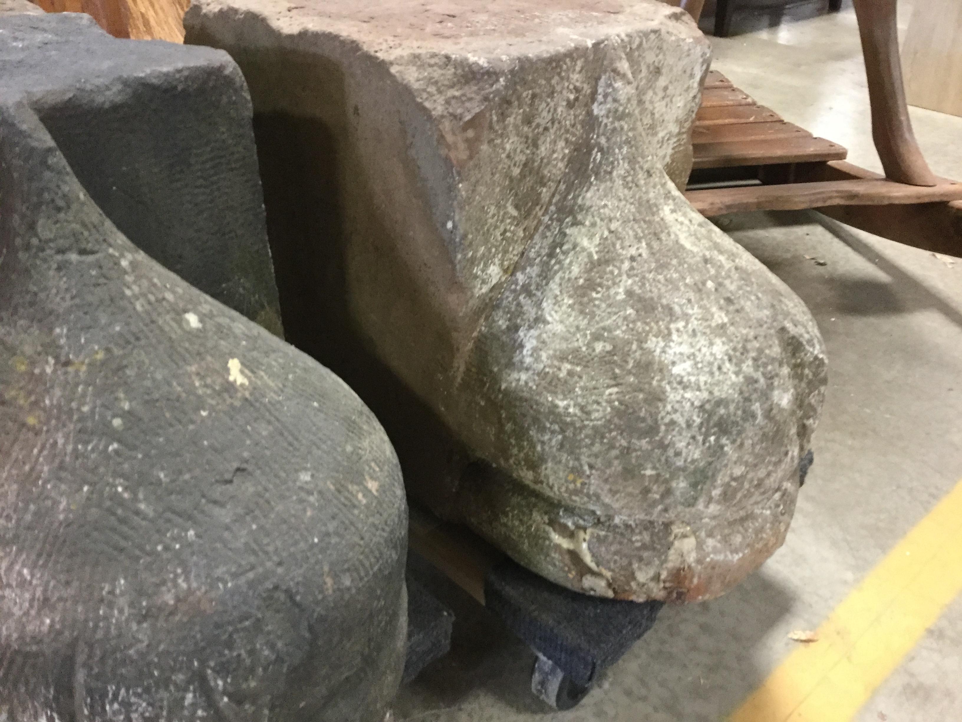 Architectural Building Curbs Carved Stone For Sale 1