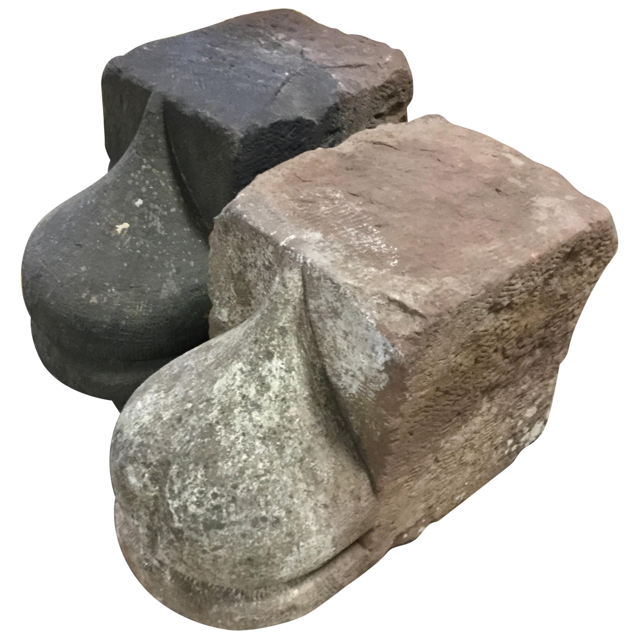 Architectural Building Curbs Carved Stone For Sale