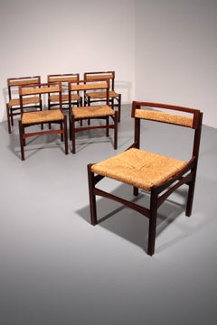 Sedie architettoniche in Wood e corda di Franco Bettonica per Pillinini Italia