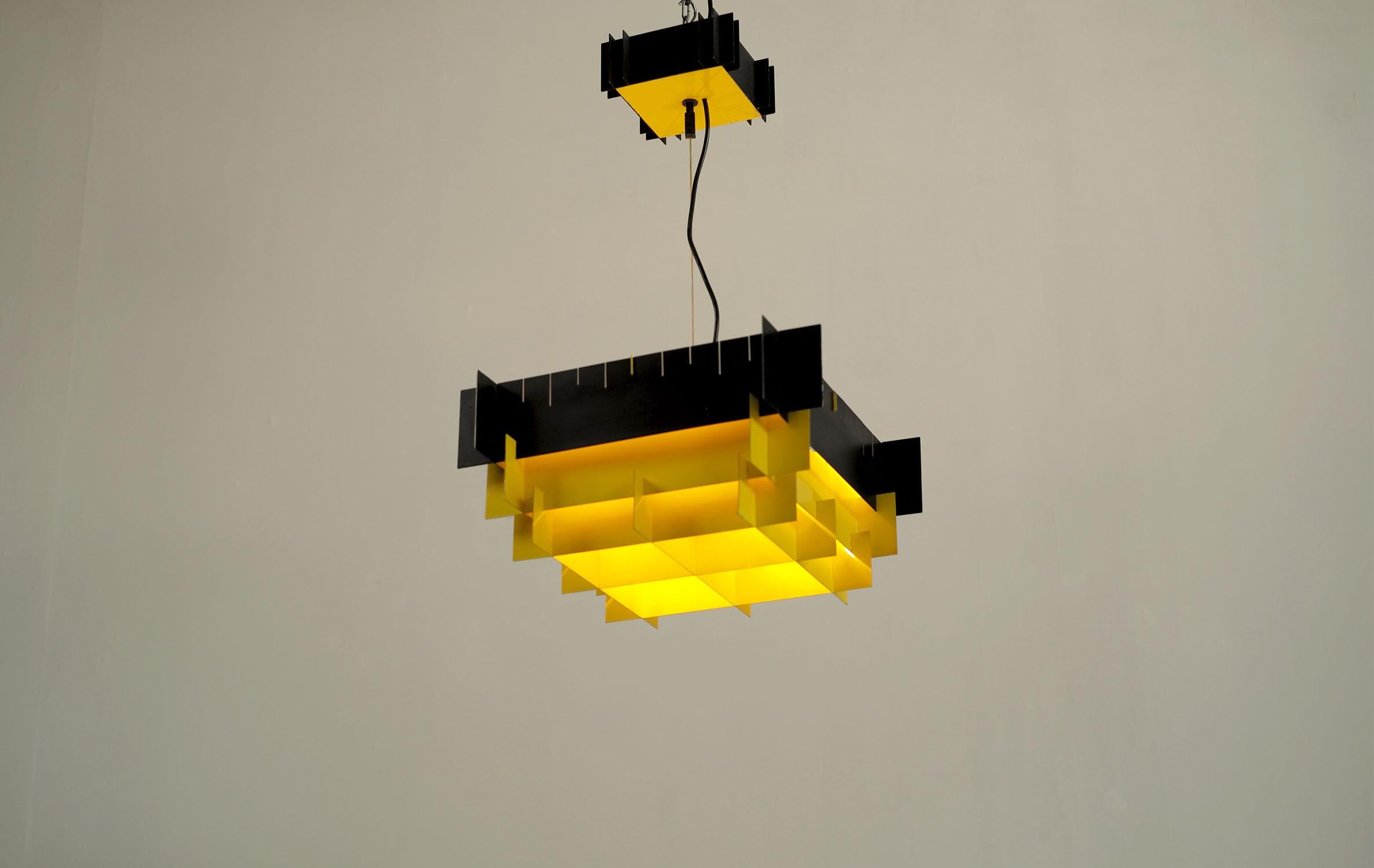Architectural chandelier, 1960 For Sale 1