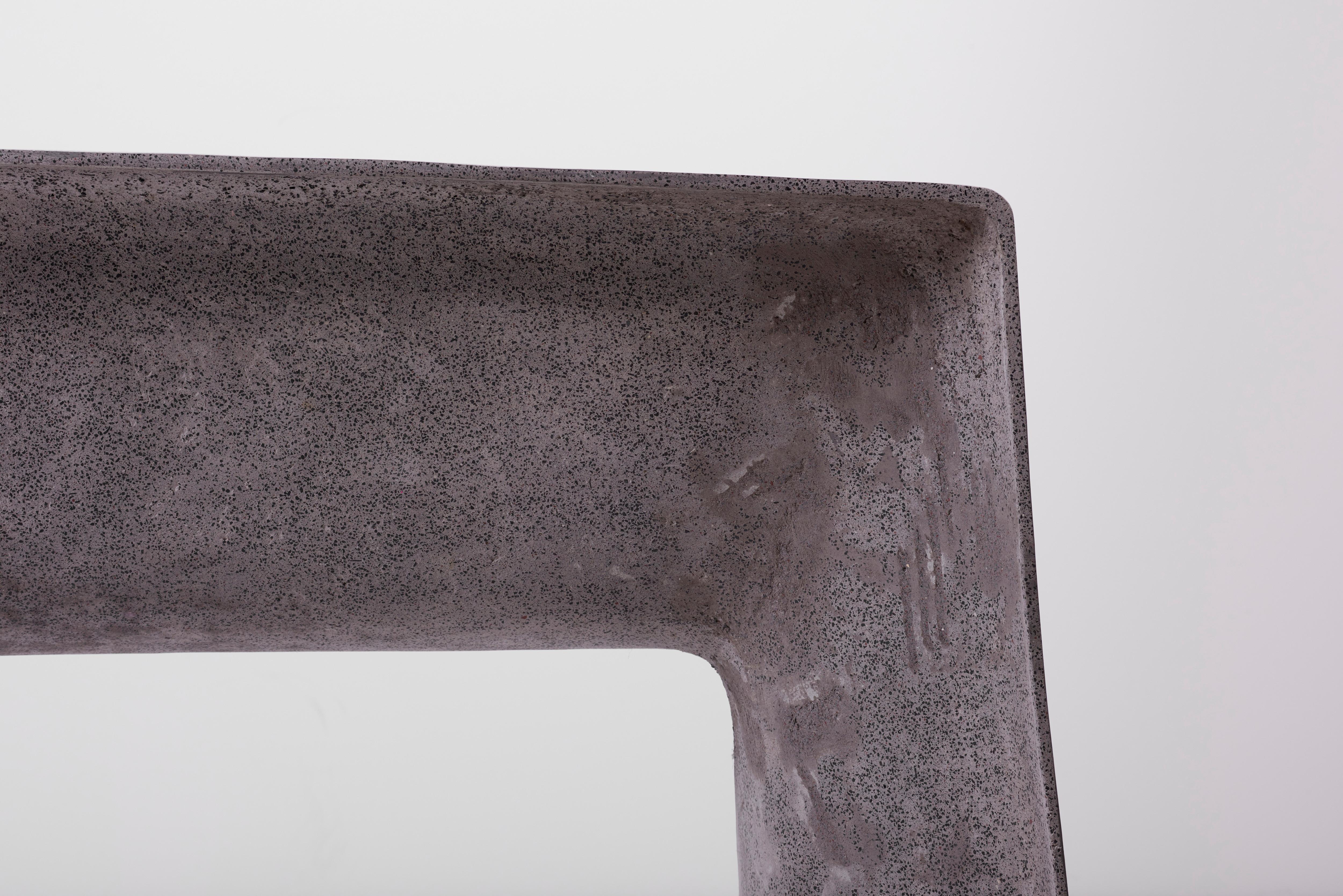 Architectural Concrete Bench by Martin Kleppe, Germany, circa 2011 For Sale 6