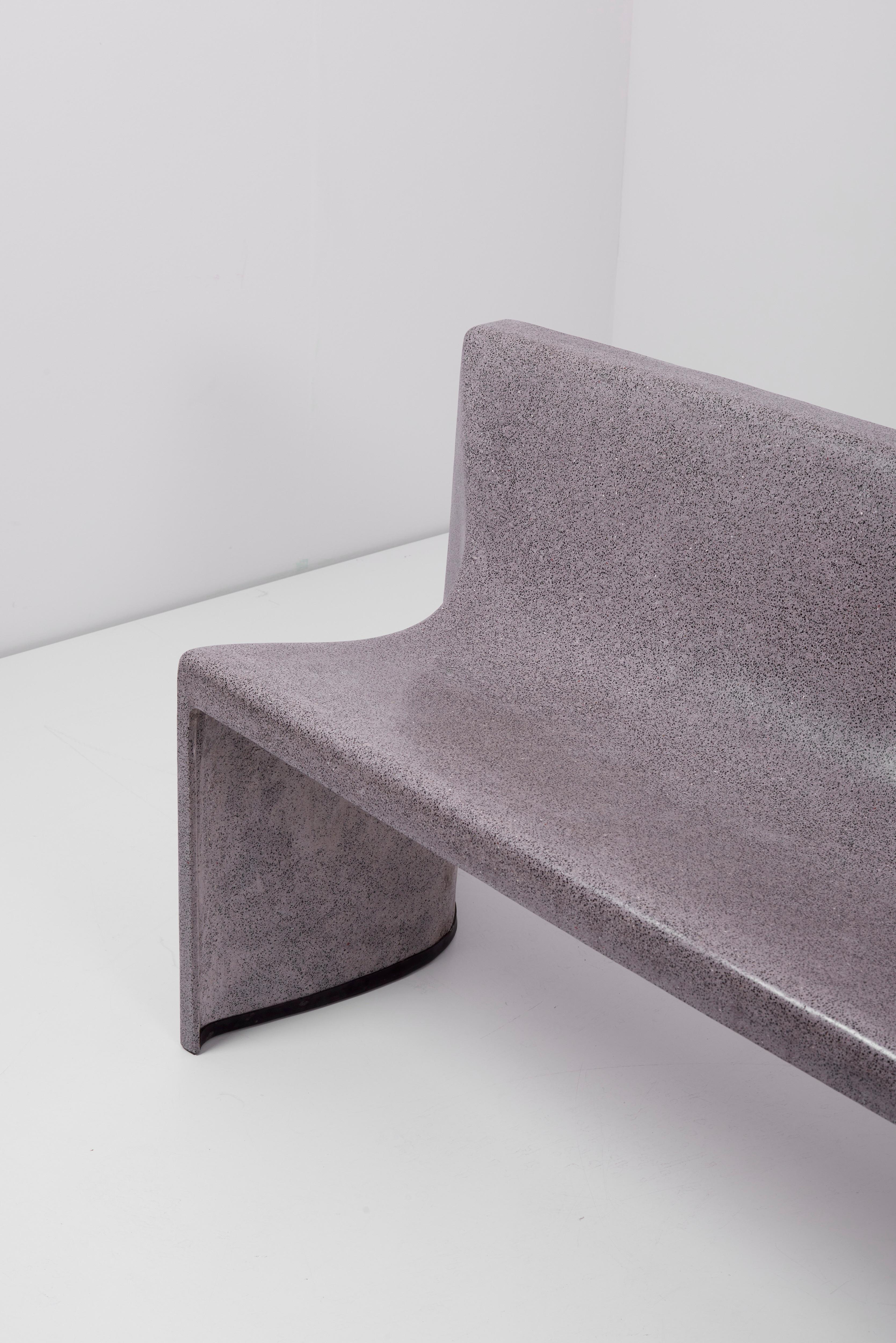 Architectural Concrete Bench by Martin Kleppe, Germany, circa 2011 For Sale 9