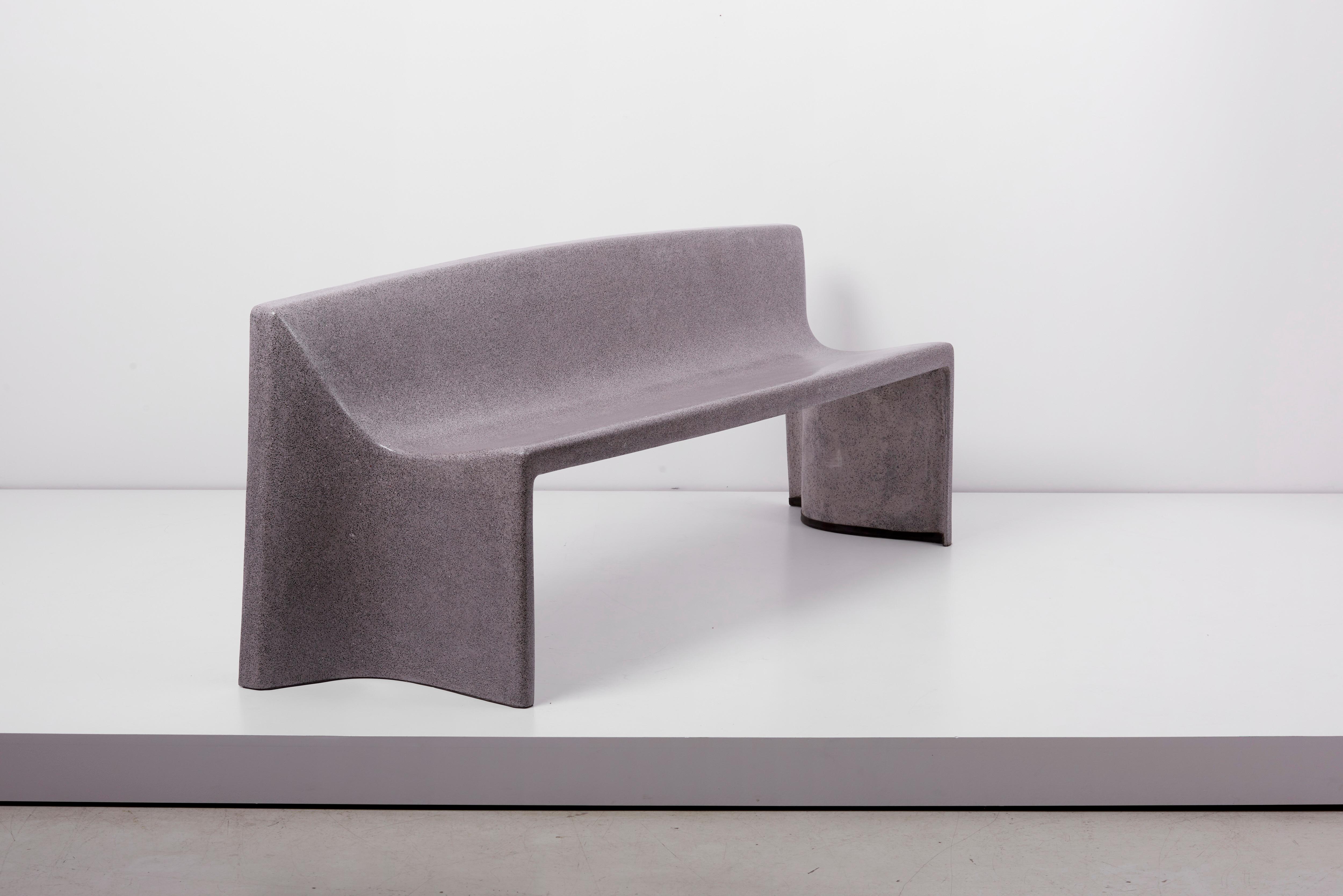 Modern Architectural Concrete Bench by Martin Kleppe, Germany, circa 2011 For Sale