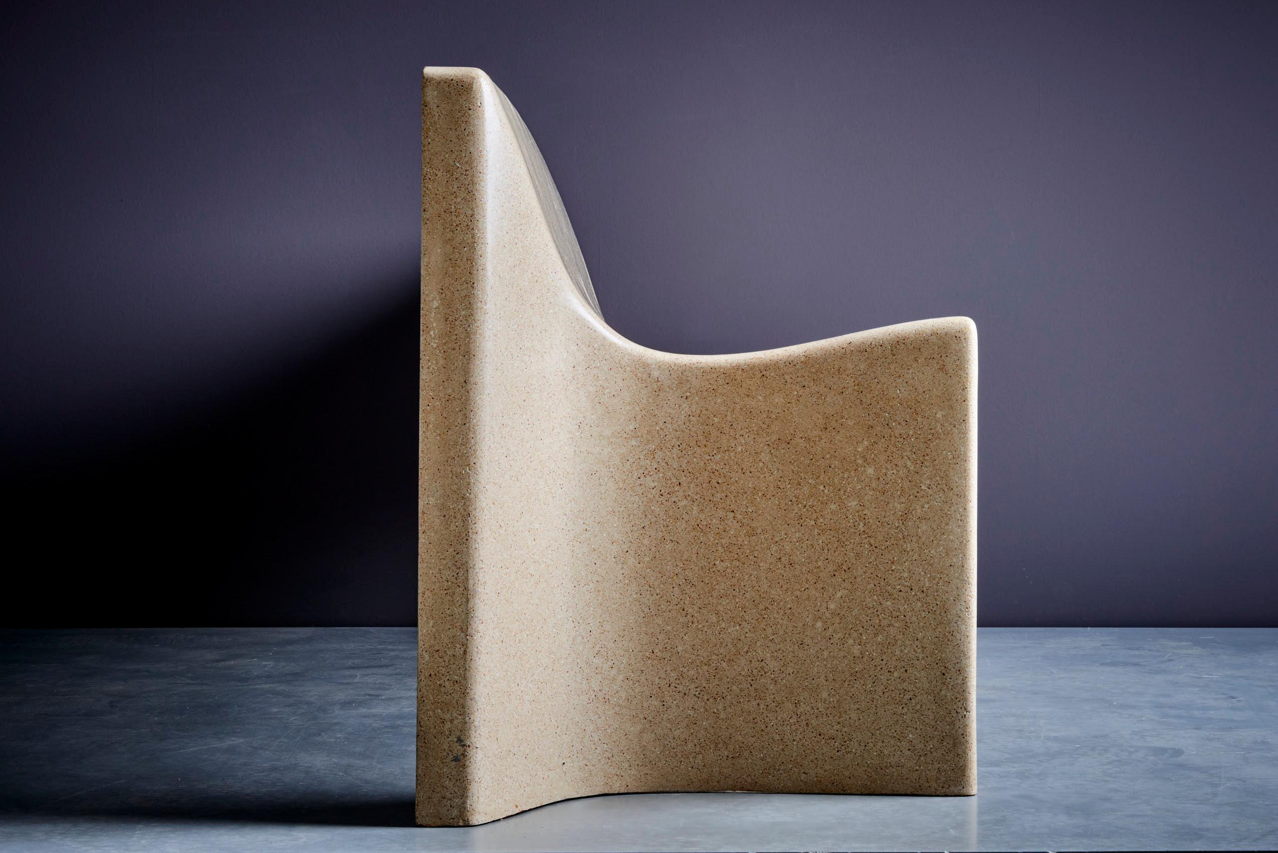 Contemporary Architectural Concrete Bench by Martin Kleppe, Germany, circa 2011 For Sale