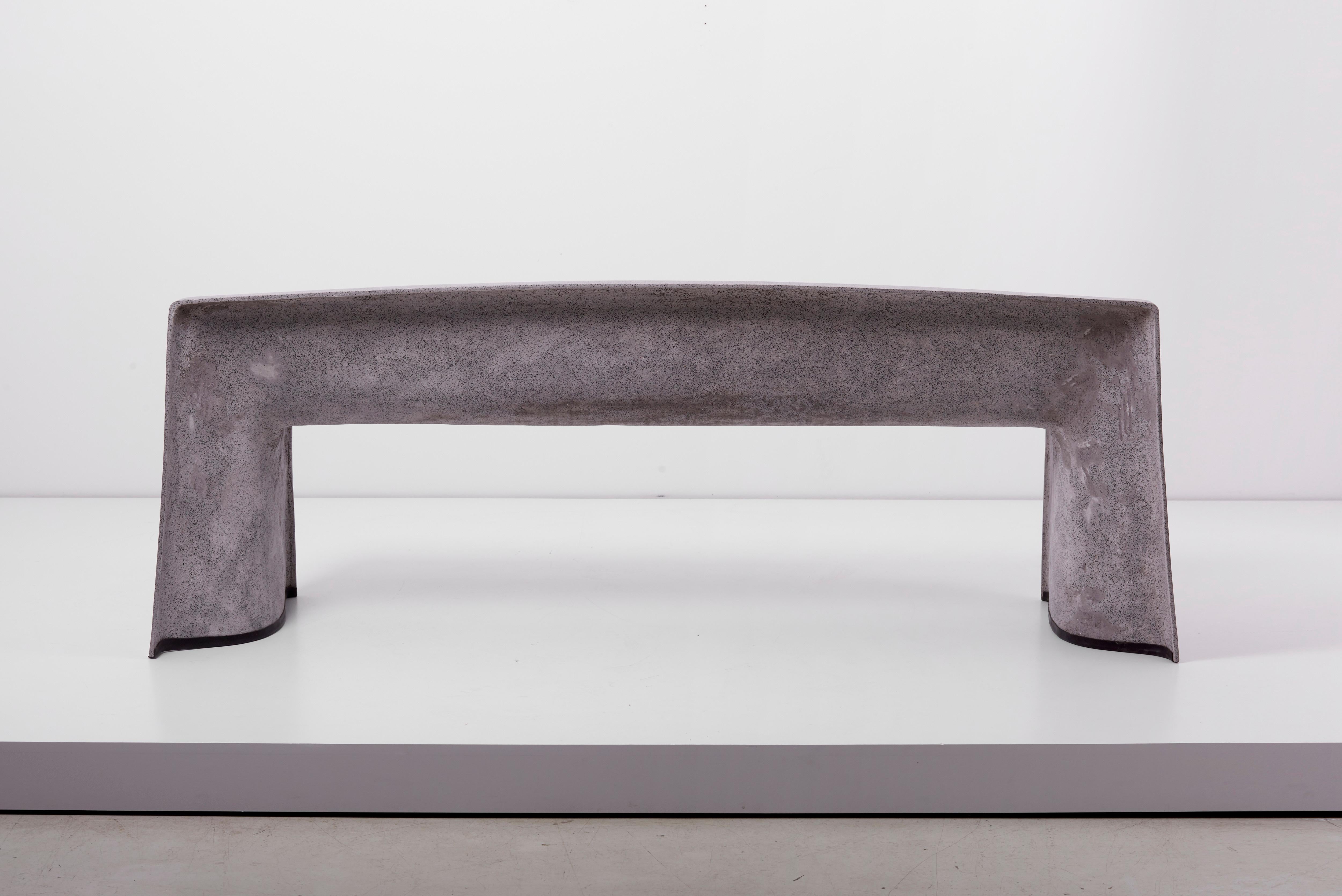 Architectural Concrete Bench by Martin Kleppe, Germany, circa 2011 For Sale 1