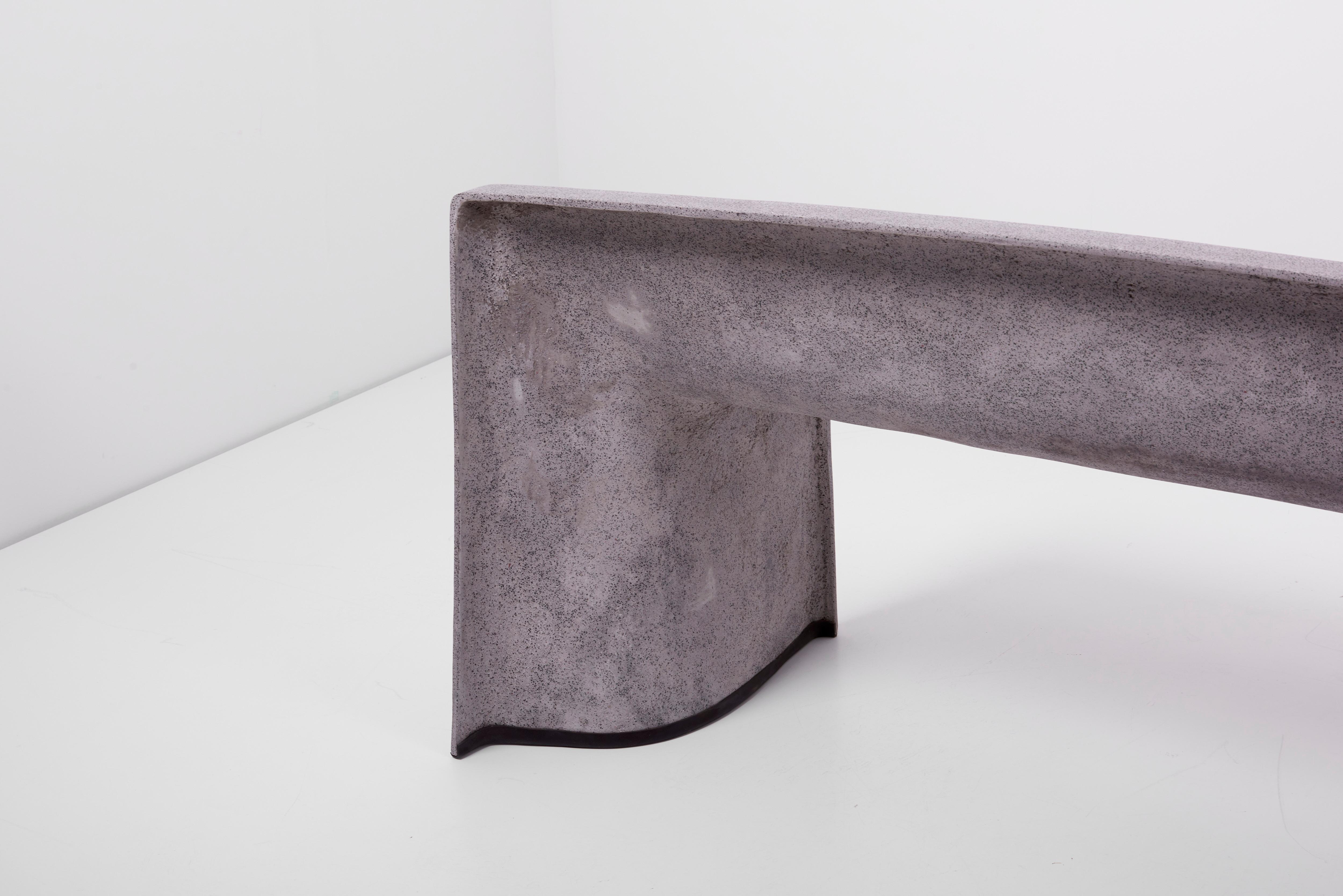Architectural Concrete Bench by Martin Kleppe, Germany, circa 2011 For Sale 2