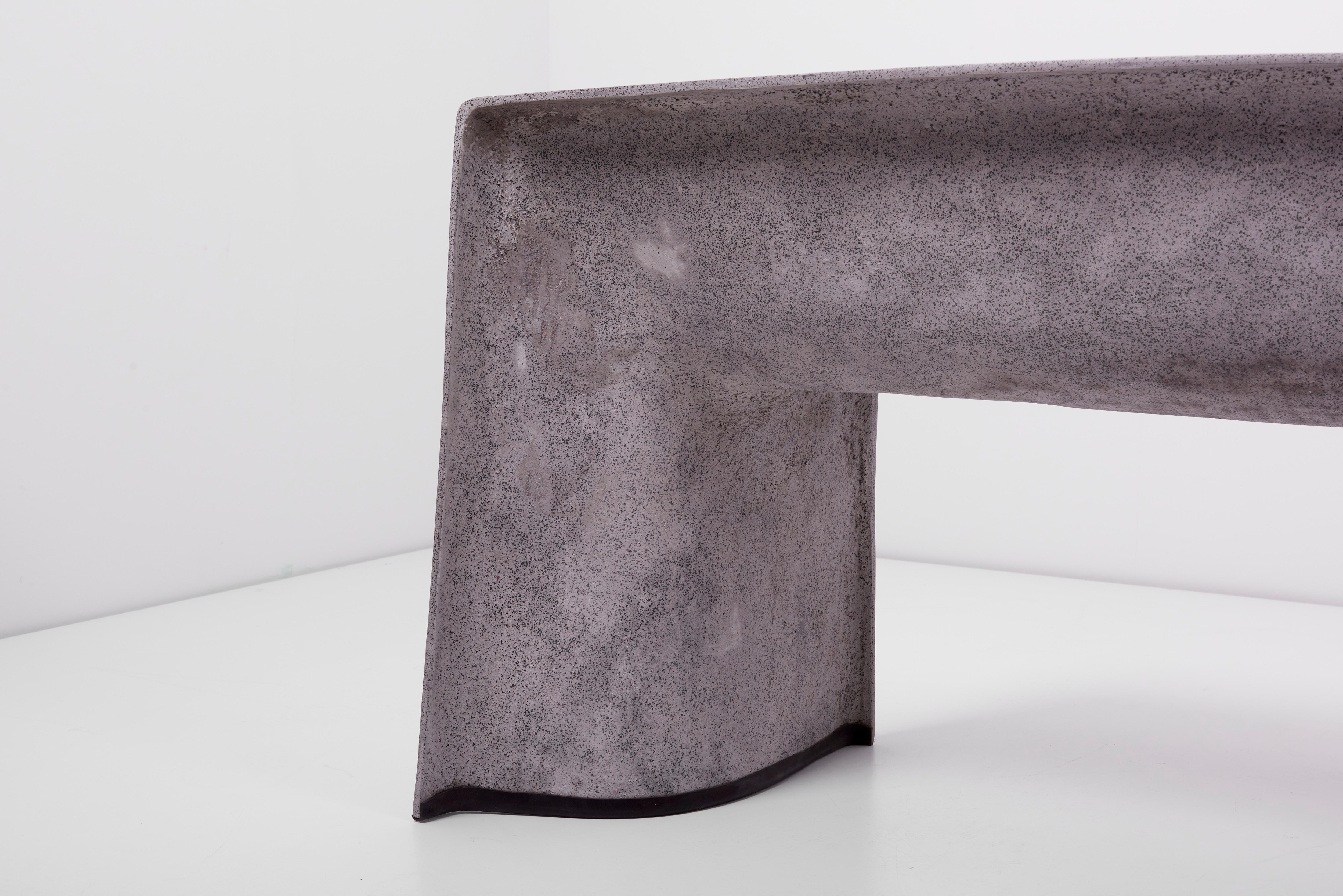 Architectural Concrete Bench by Martin Kleppe, Germany, circa 2011 For Sale 3