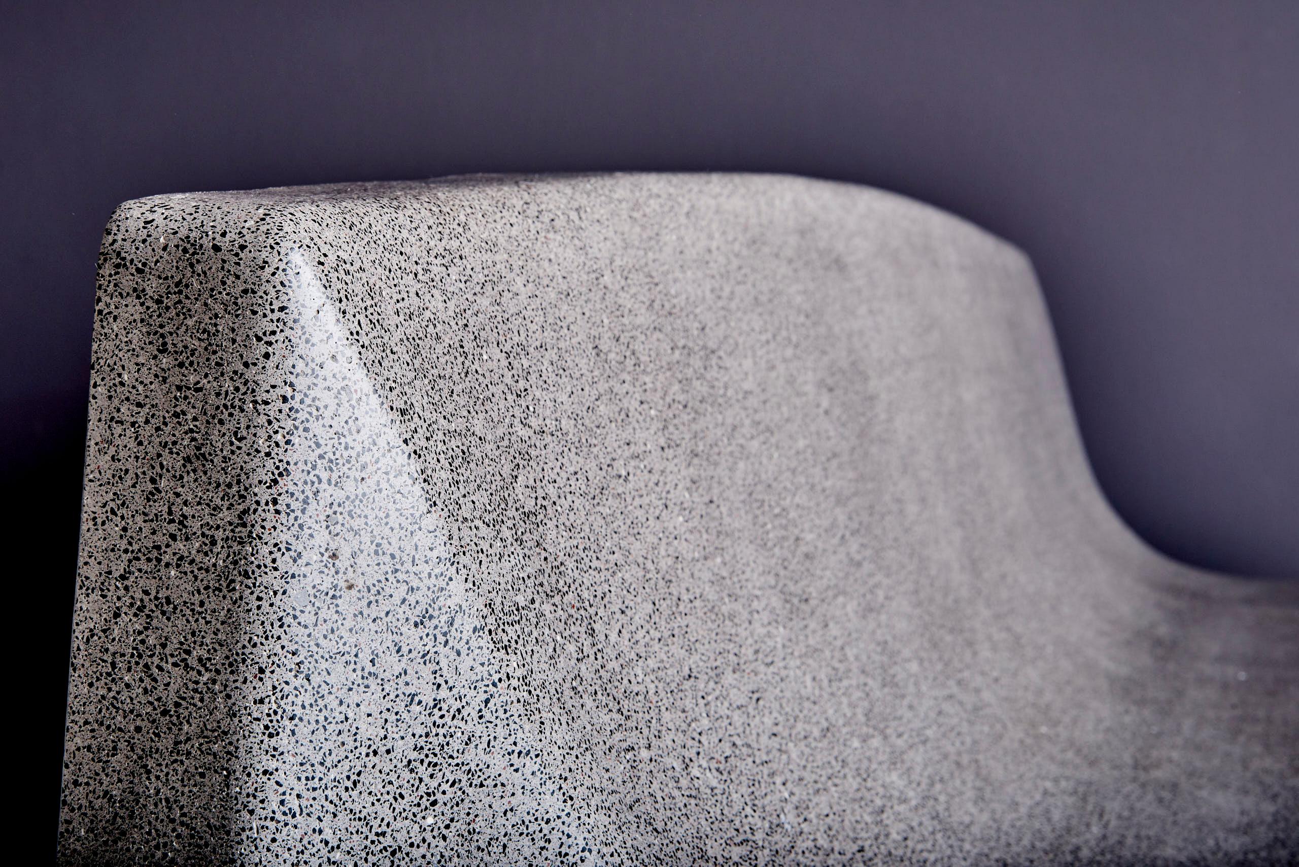 Architectural Concrete Bench by Martin Kleppe, Germany, circa 2011 For Sale 3