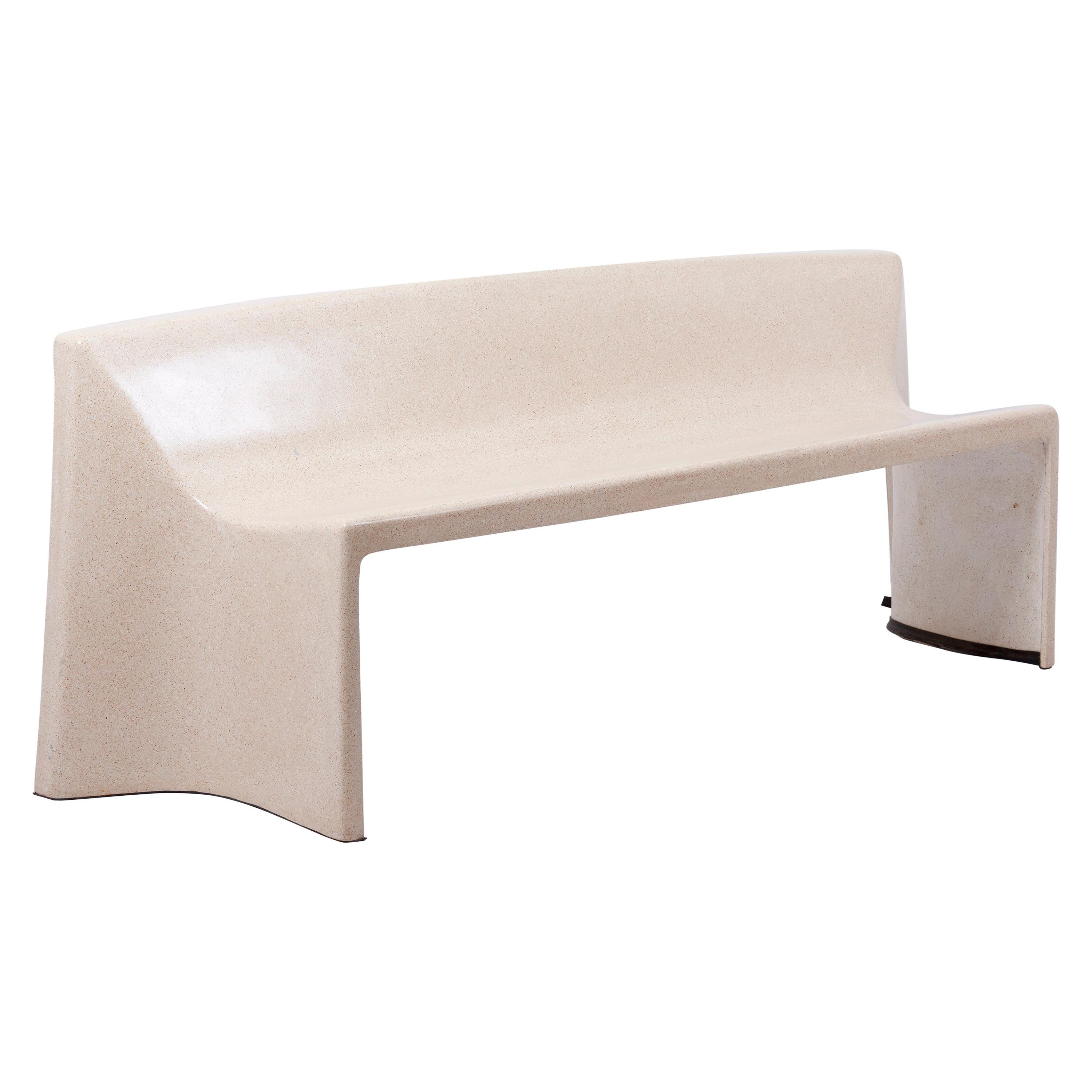 Architectural Concrete Bench by Martin Kleppe, Germany, circa 2011 For Sale