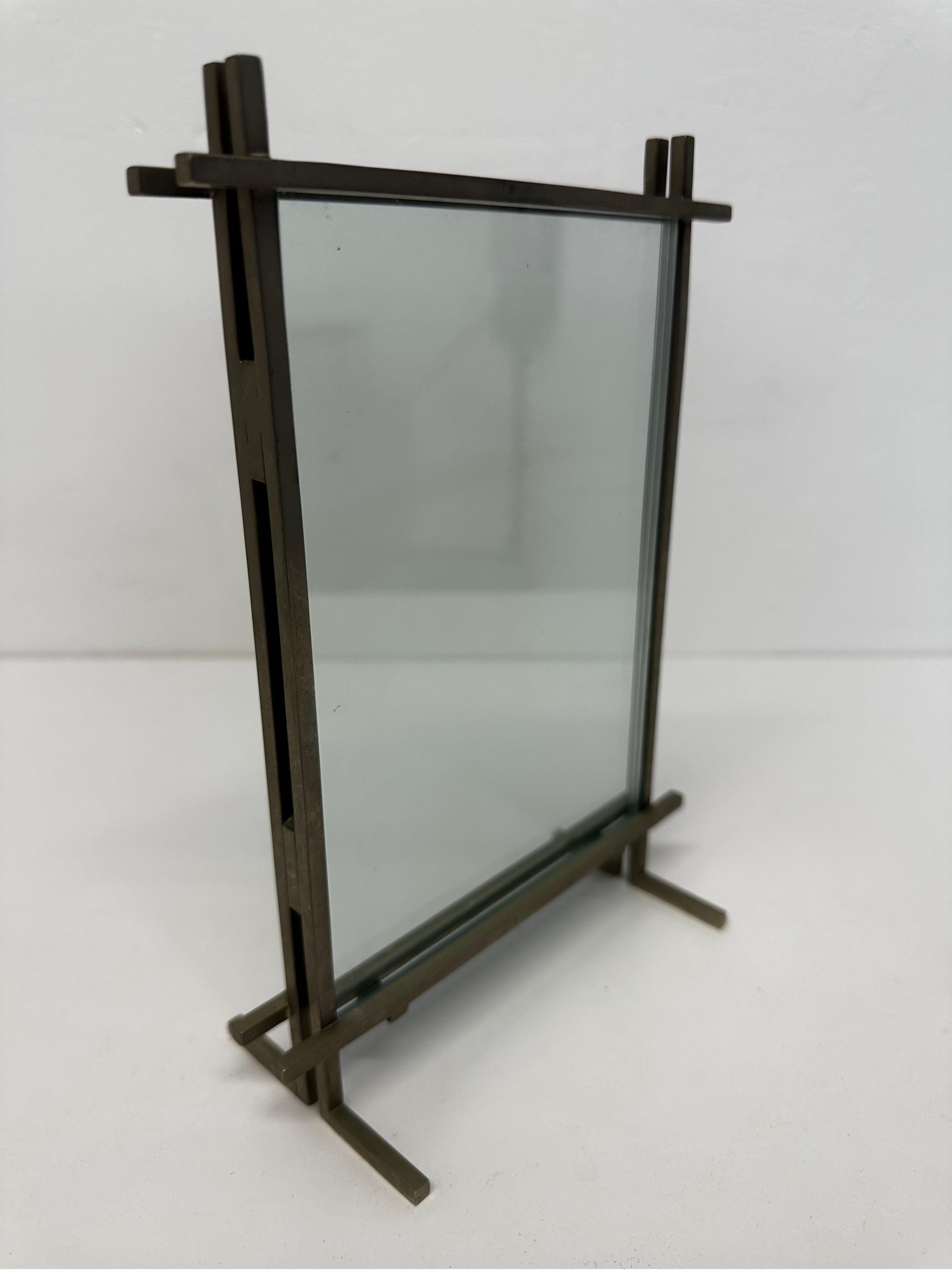 Architectural Custom Welded Steel Picture Frame In Good Condition In Miami, FL