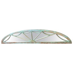 Architectural Demilune Transom Mirror