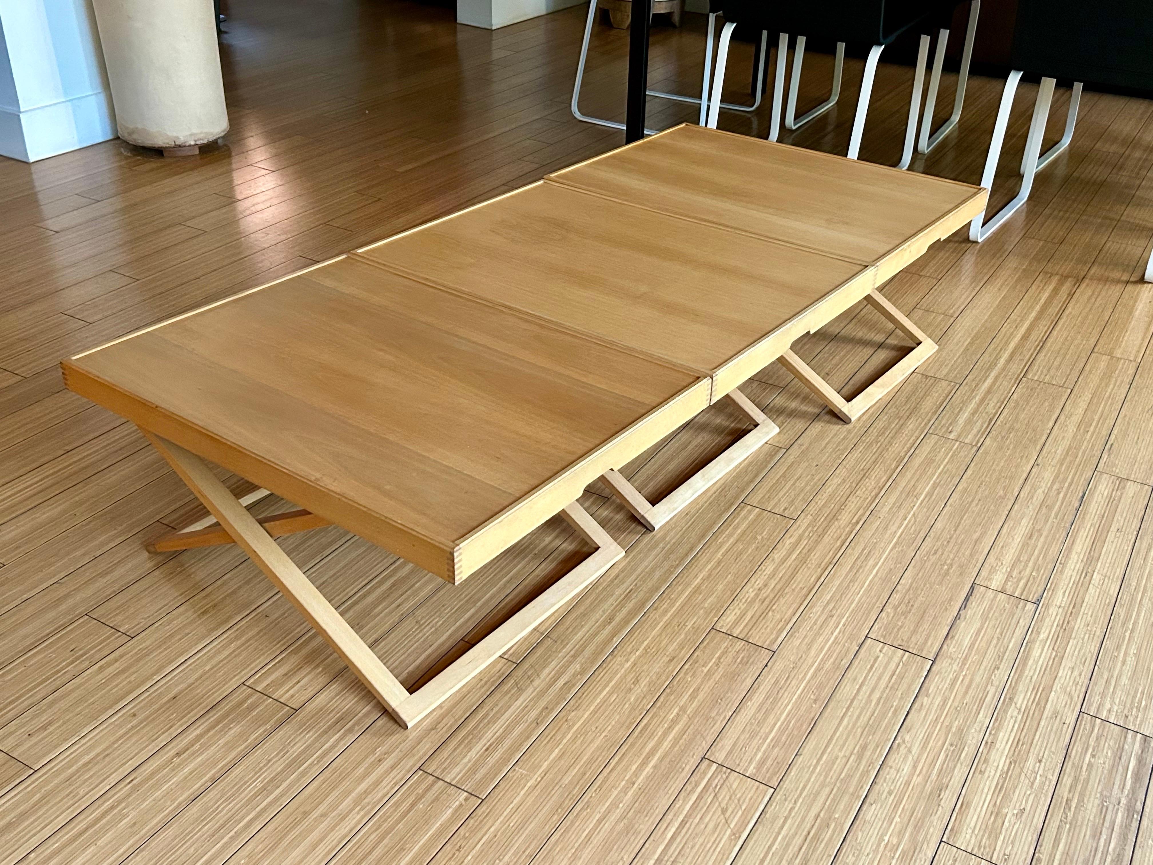 Hand-Crafted Architectural Design Occasional Tables Mogens Koch Rud Rasmussen For Sale