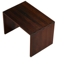 Architektur-Schreibtisch oder -Tisch aus massivem Wengé-Holz