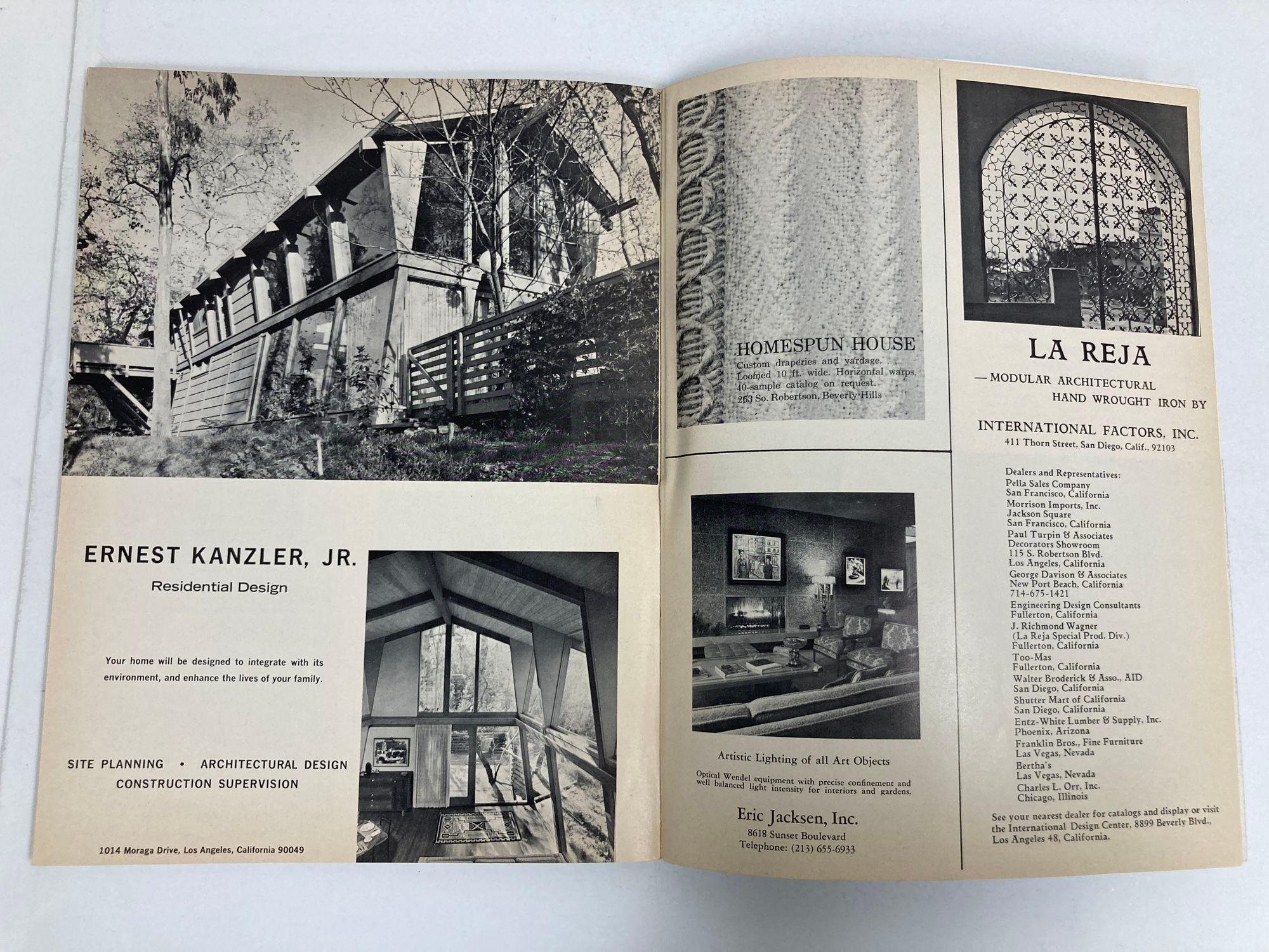 Magazine Architectural Digest Winter 1967 en vente 8