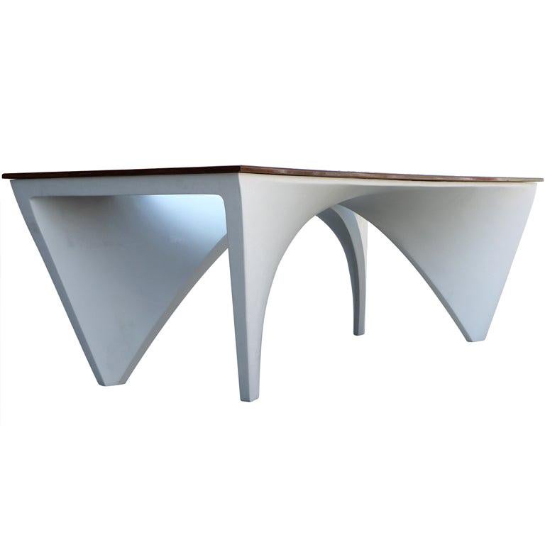 Architectural Dining Table by Studio L'Opere ei Giorni For Sale