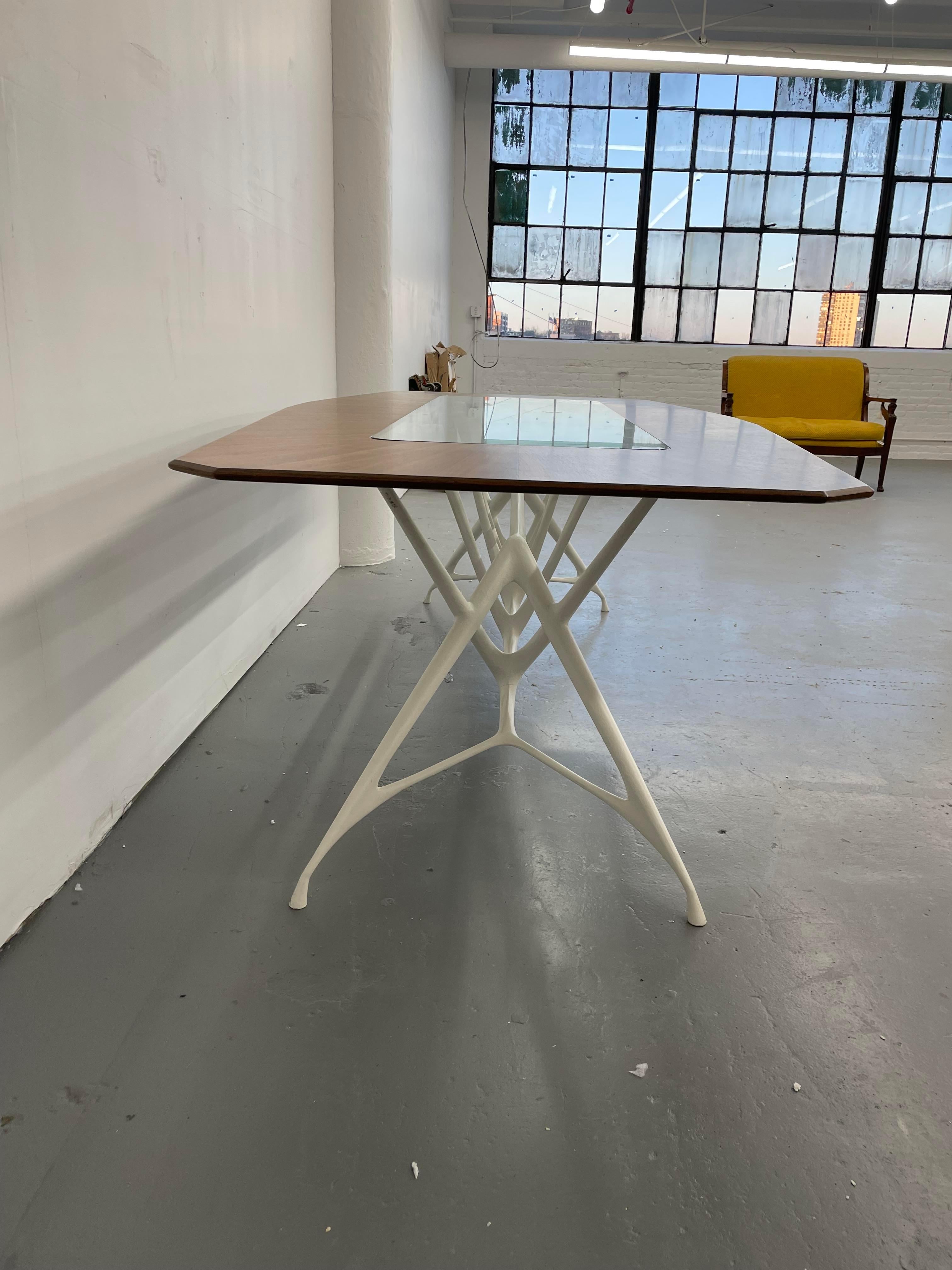 Modern Architectural Dining Table Designed by L'Opere e i Giorni For Sale