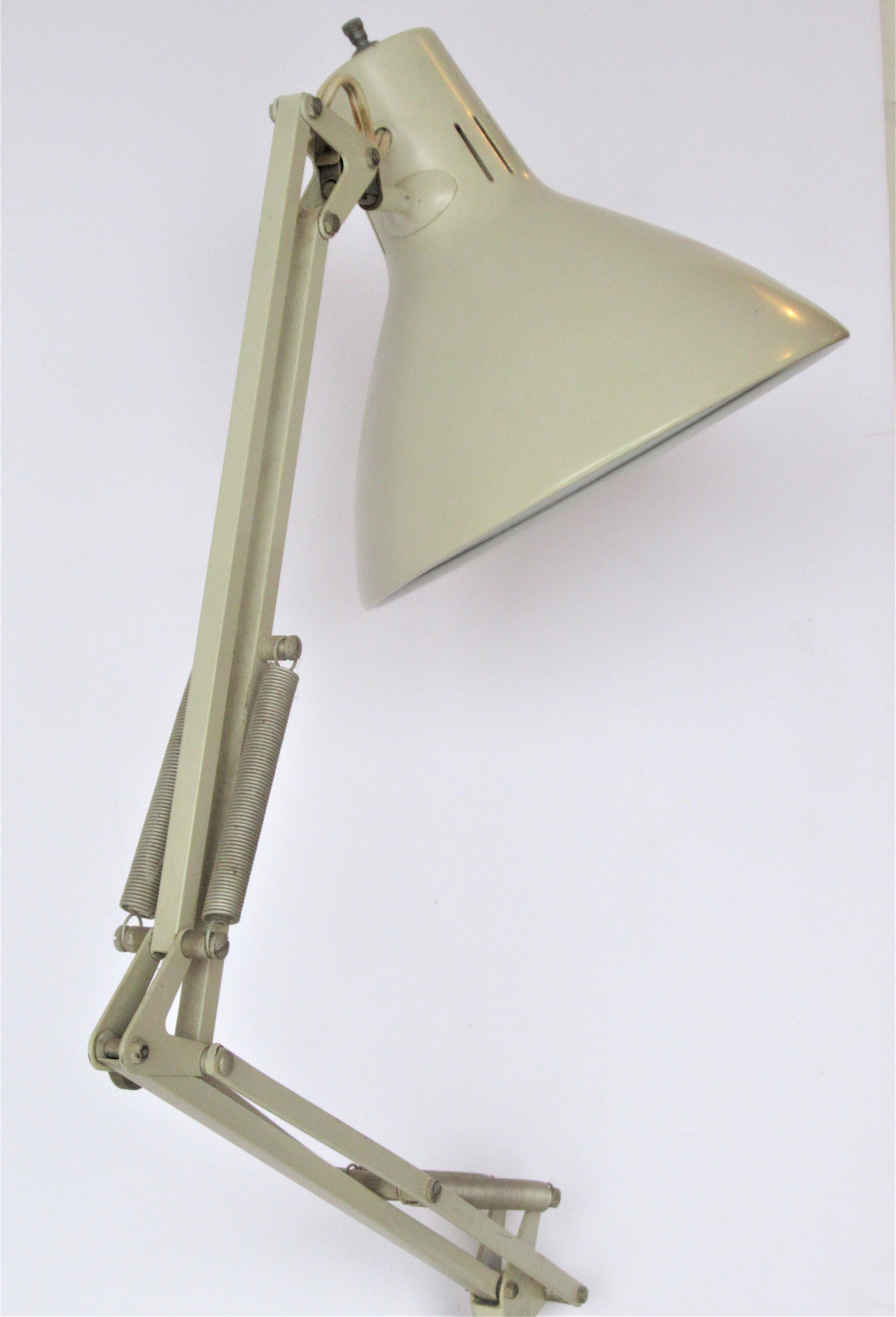 Architectural Drafting Lamp by Luxo, Norway In Good Condition In Rochester, NY
