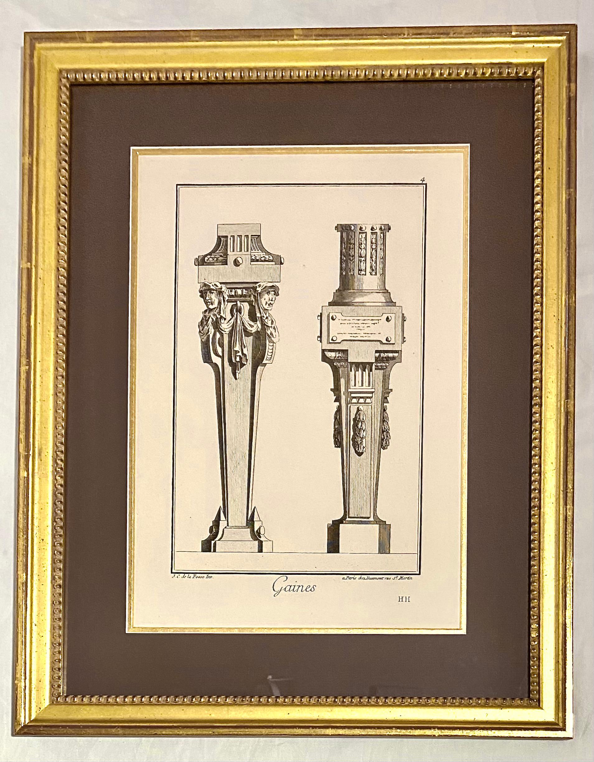 Architectural Etching, Gaines 'Columns' For Sale 12