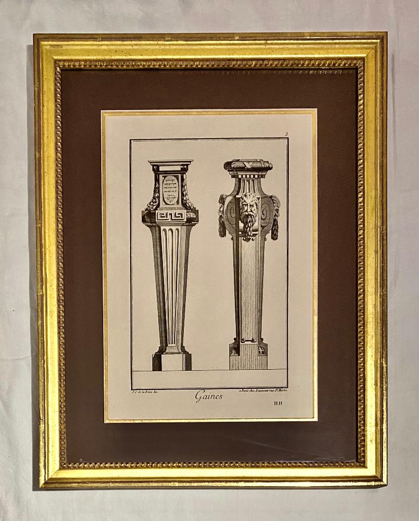 Architectural Etching, Gaines 'Columns' For Sale 13