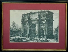 Architectural Etchings by Giovanni Piranesi, A Pair