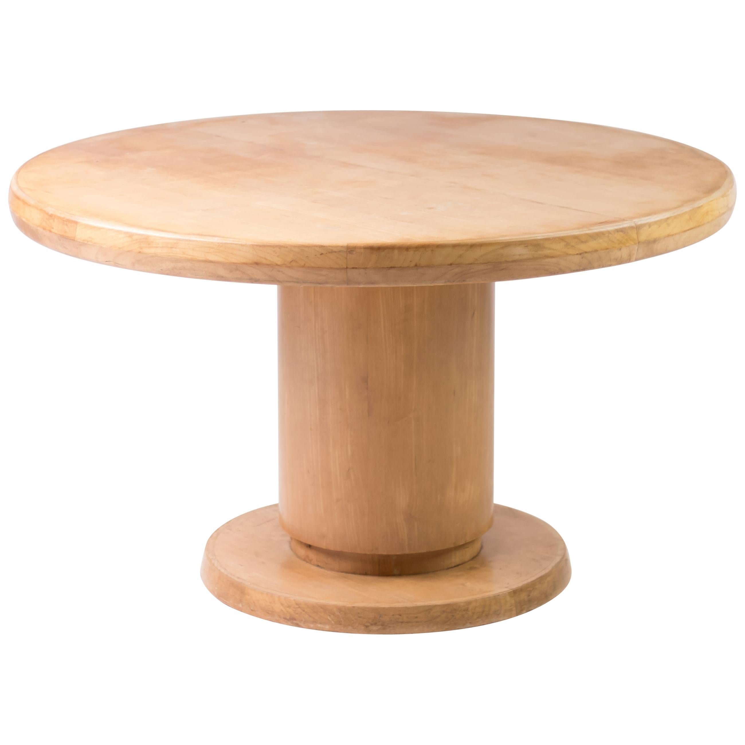 Architectural Extendable Circular Dining Table