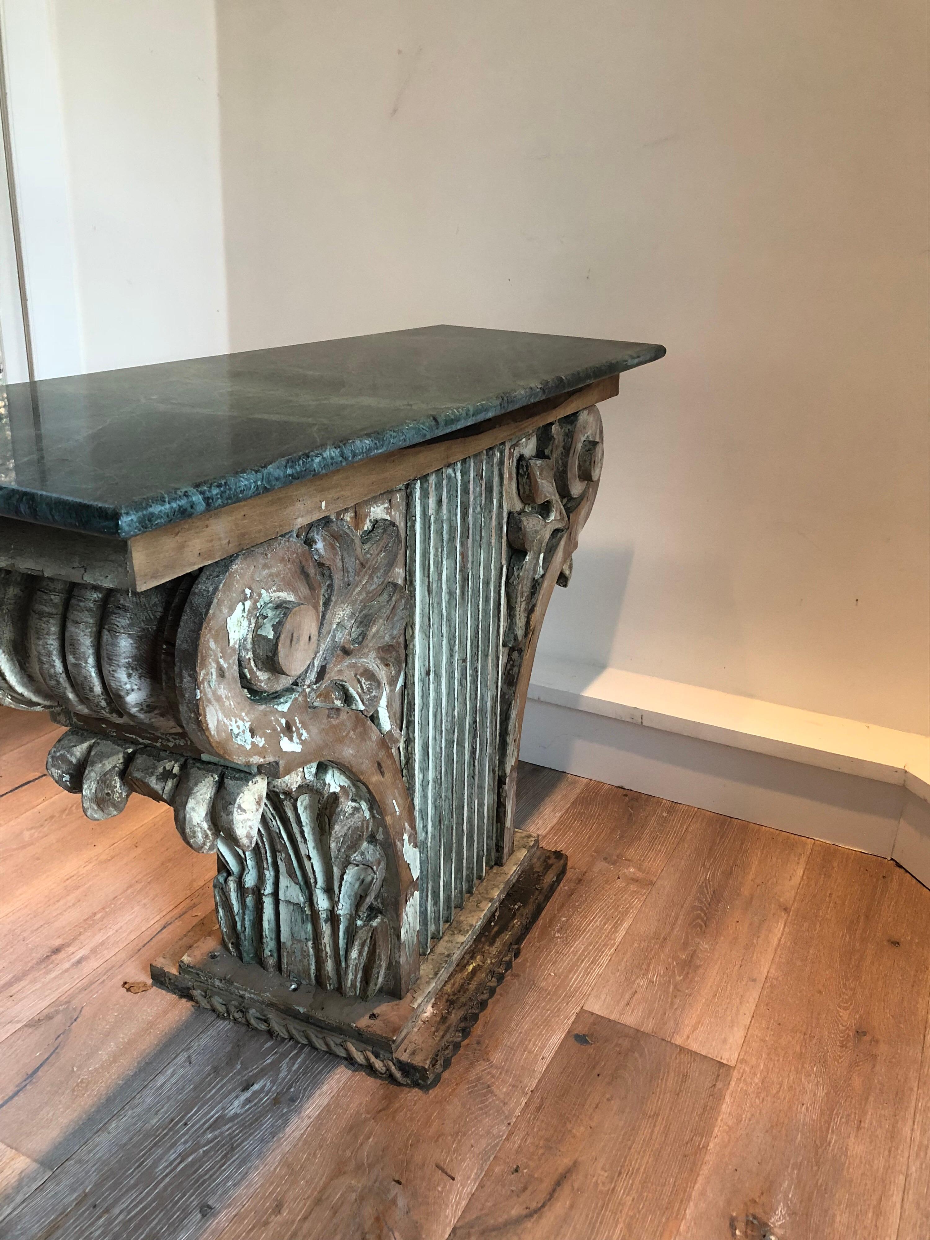 20th Century Architectural Fragment Console Table