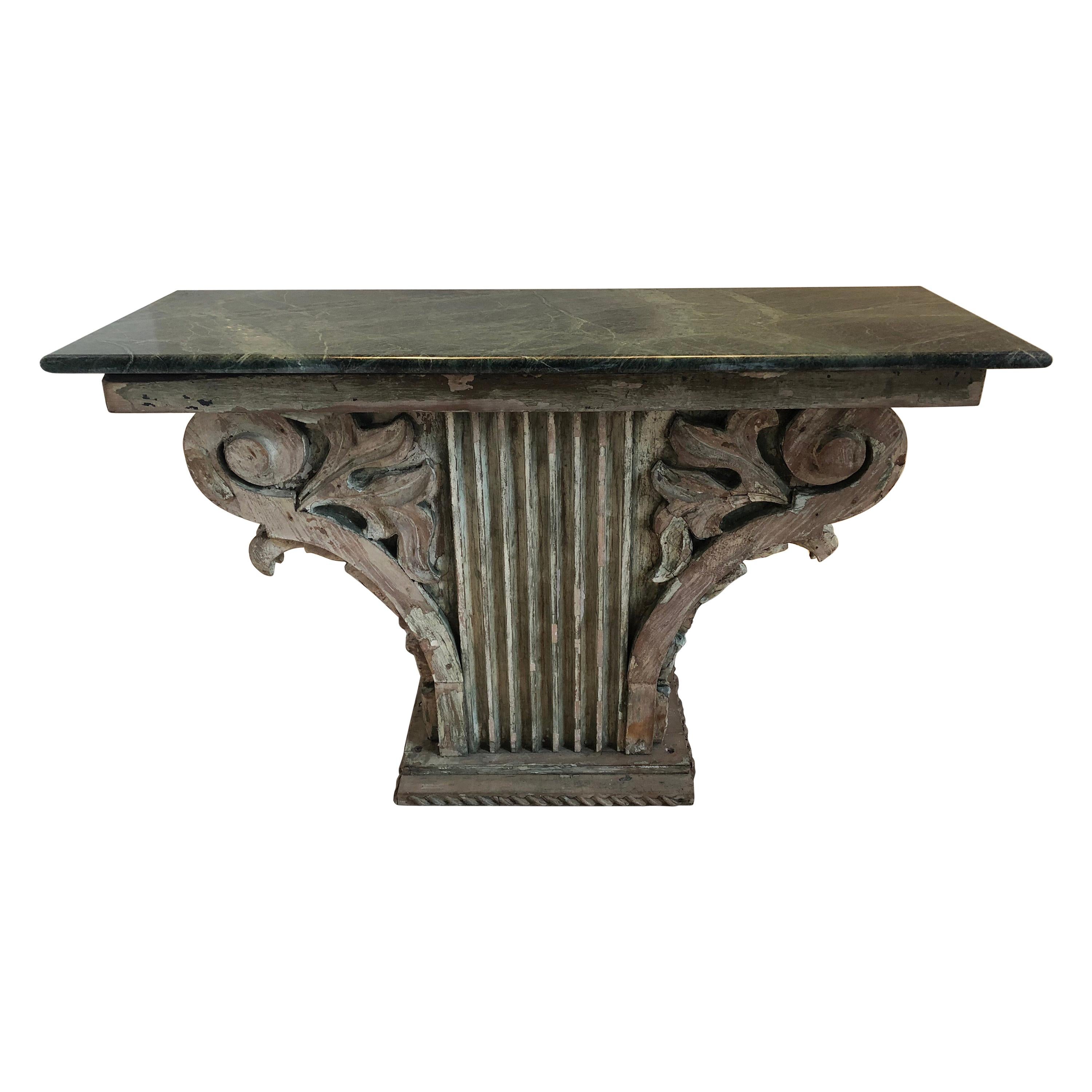 Architectural Fragment Console Table