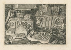 Architectural Fragments of Écouen Castle – Engraving by Baltard, c.1800