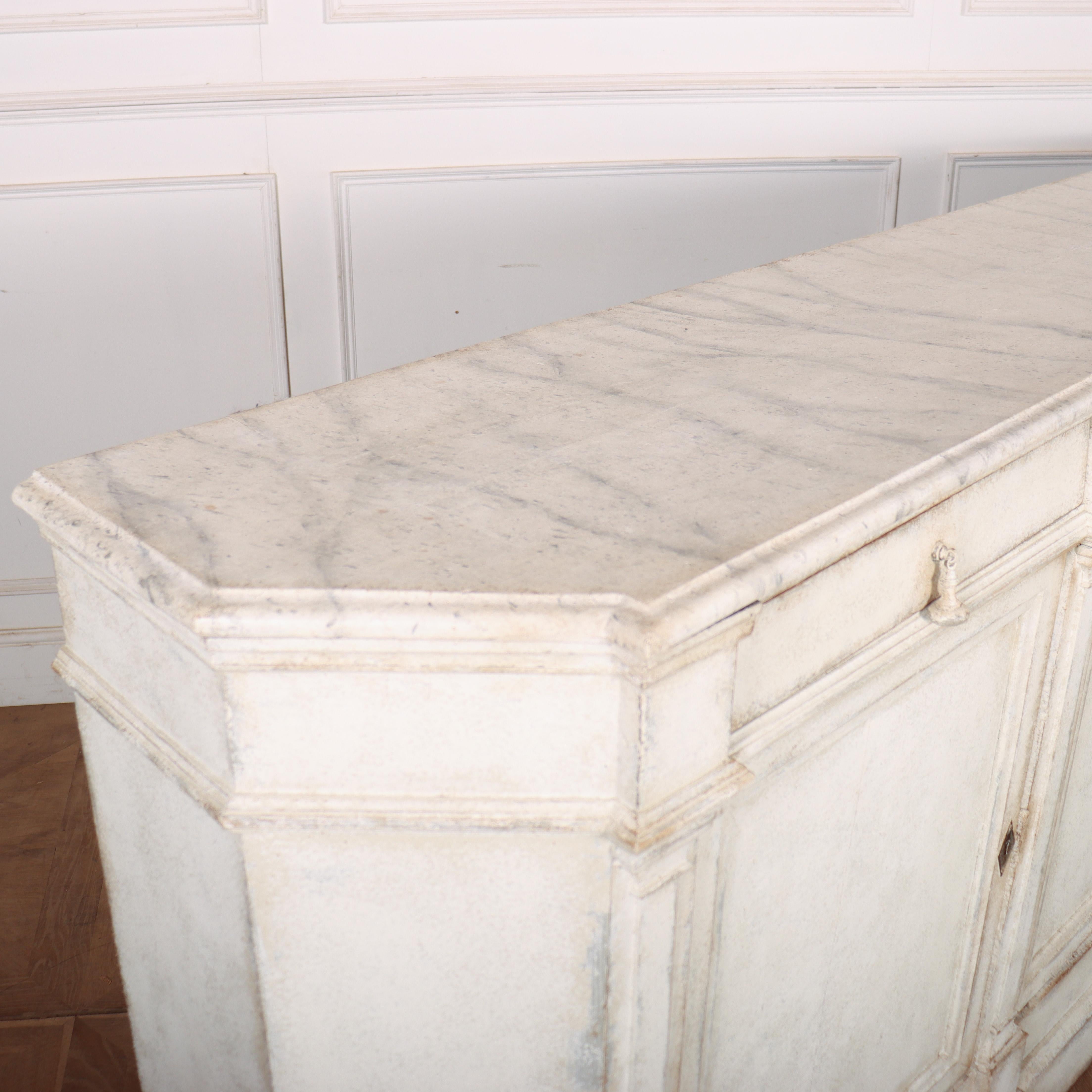 Architectural French Painted Sideboard For Sale 7
