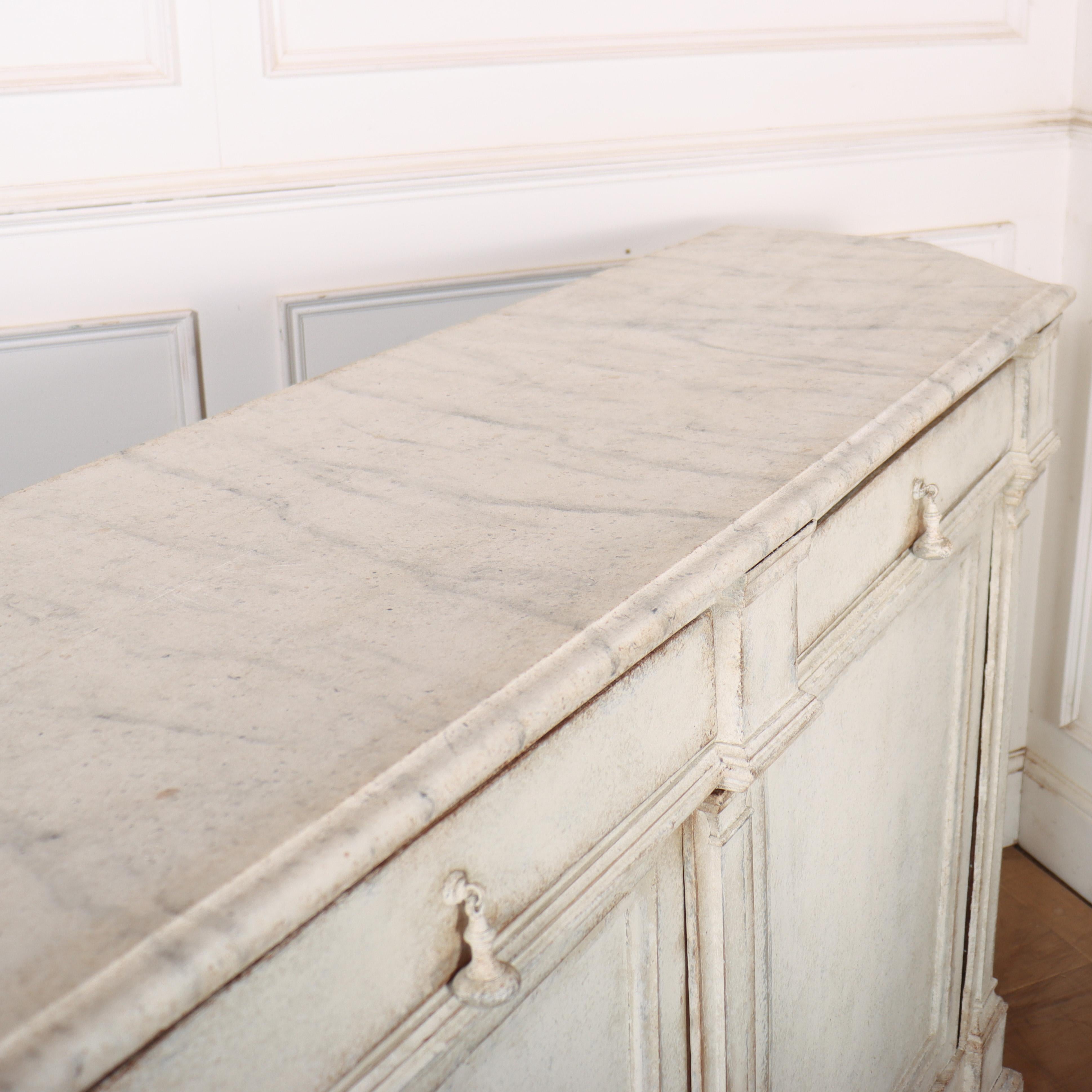 Architectural French Painted Sideboard For Sale 8