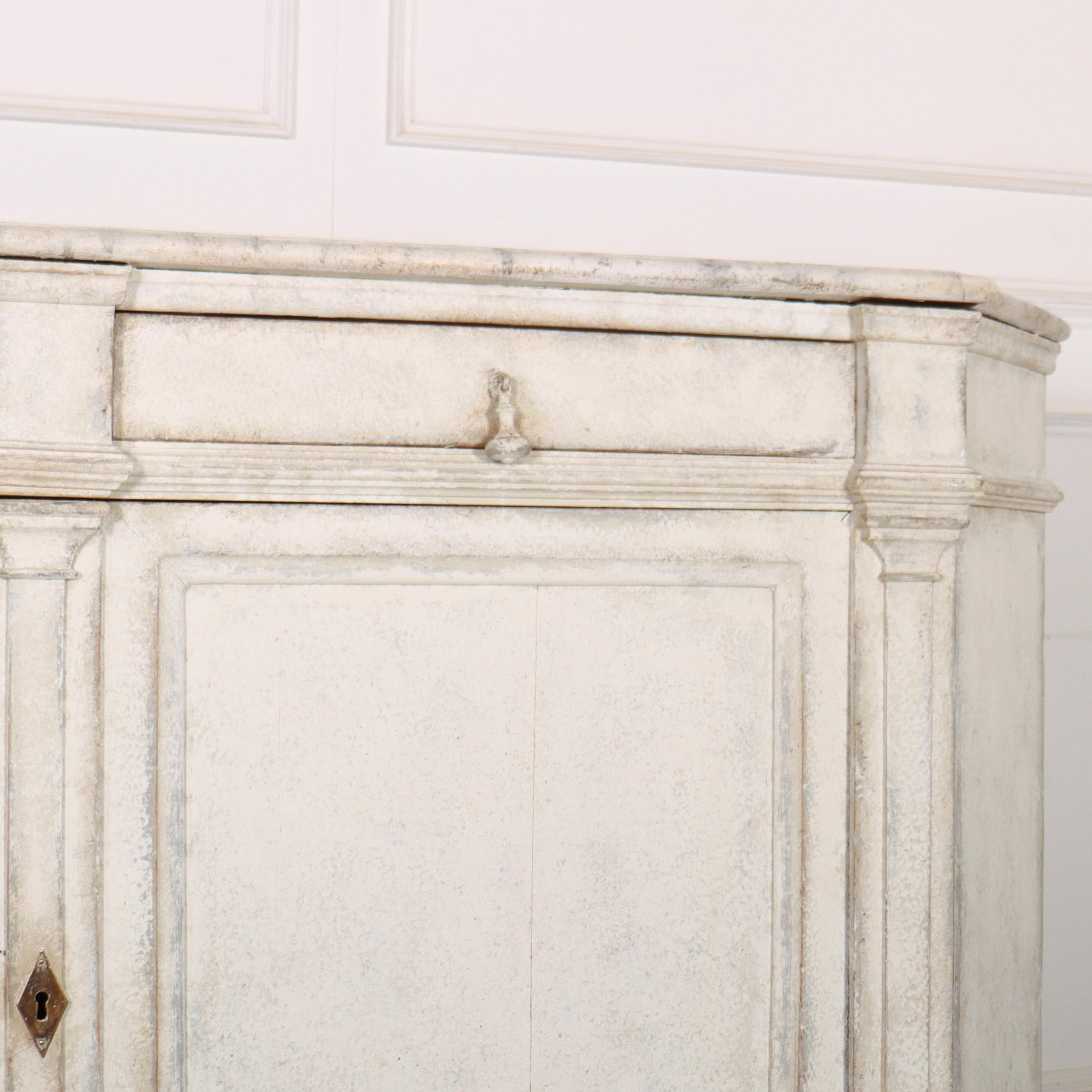 Architectural French Painted Sideboard For Sale 2