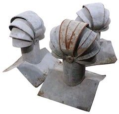 Architectural Galvanized Tin Chimney Tops 3 available