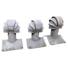 Architectural Galvanized Tin Chimney Tops 3 available