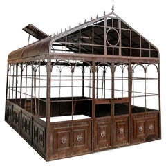 Architectural Garden Structure Large Victorian Iron Greenhouse