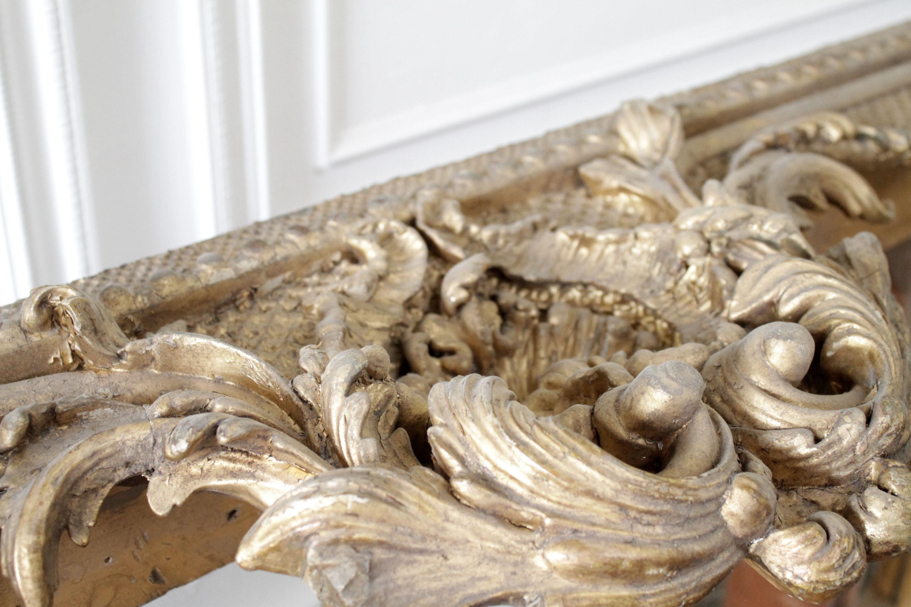 Architectural Giltwood Corona Bed Canopy 3