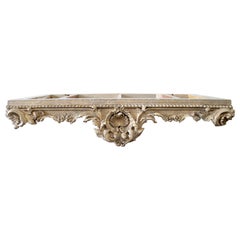 Antique Architectural Giltwood Corona Bed Canopy