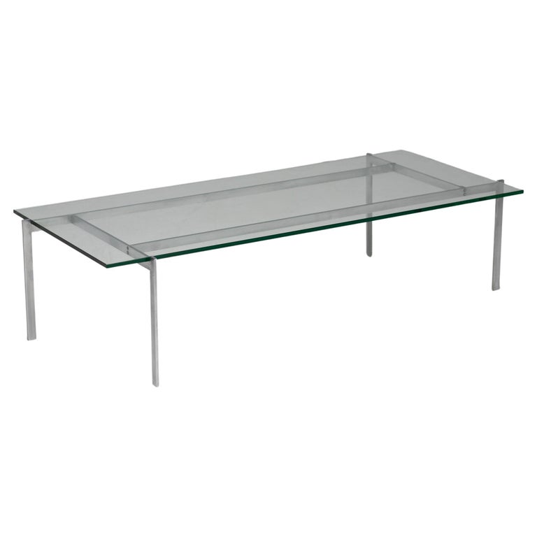 Architectural Glass Coffee Table For Sale at 1stDibs