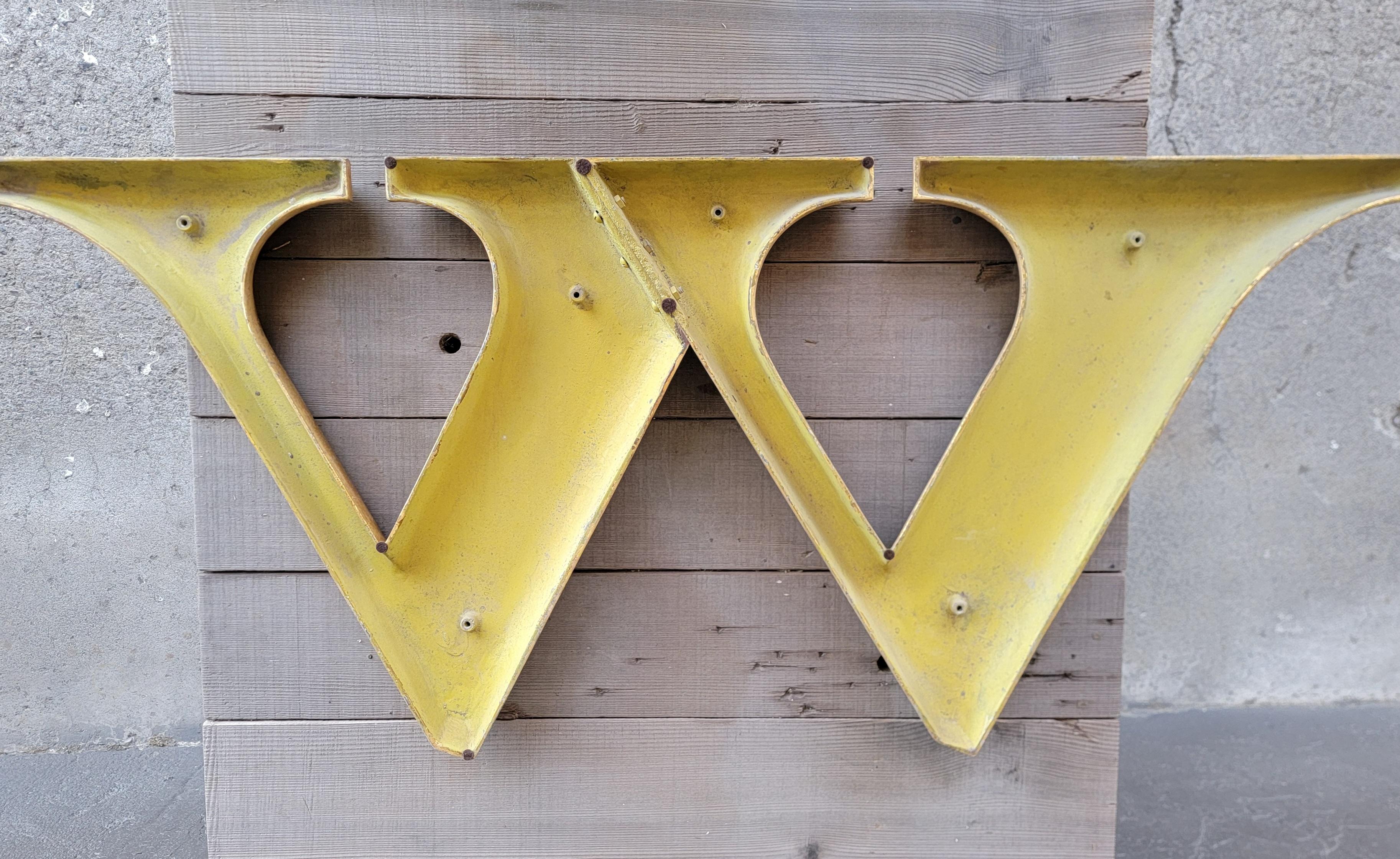 Architectural Gold Leaf Sign Letter 