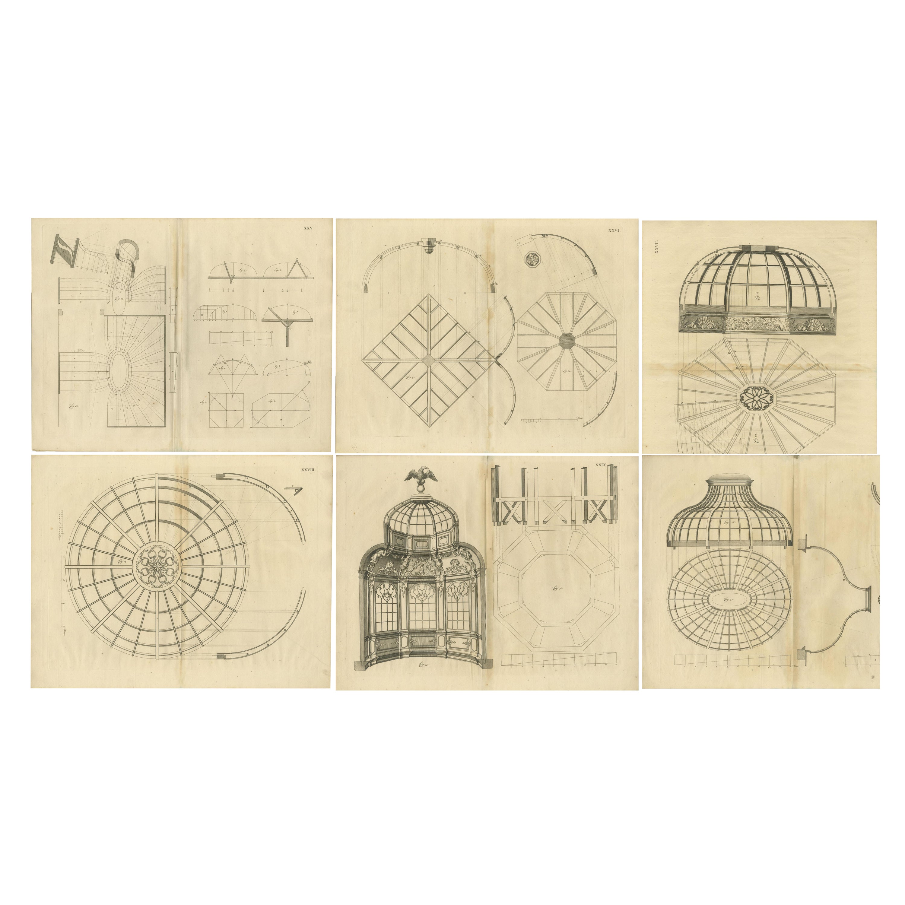 Grandeur architecturale : Ornements baroques de Van der Horst, 1739