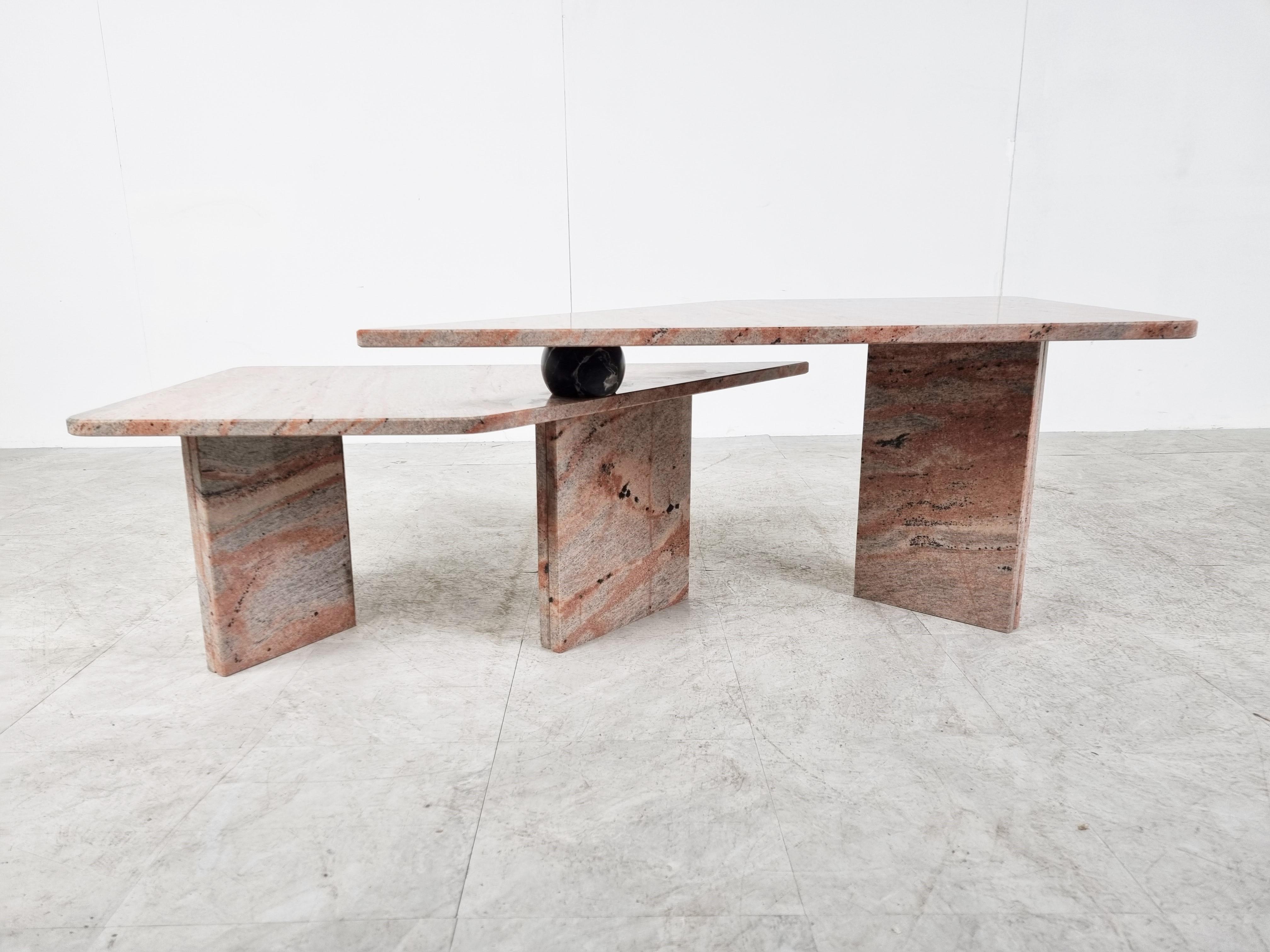 Architectural Granite Coffee Table, 1970s In Good Condition In HEVERLEE, BE