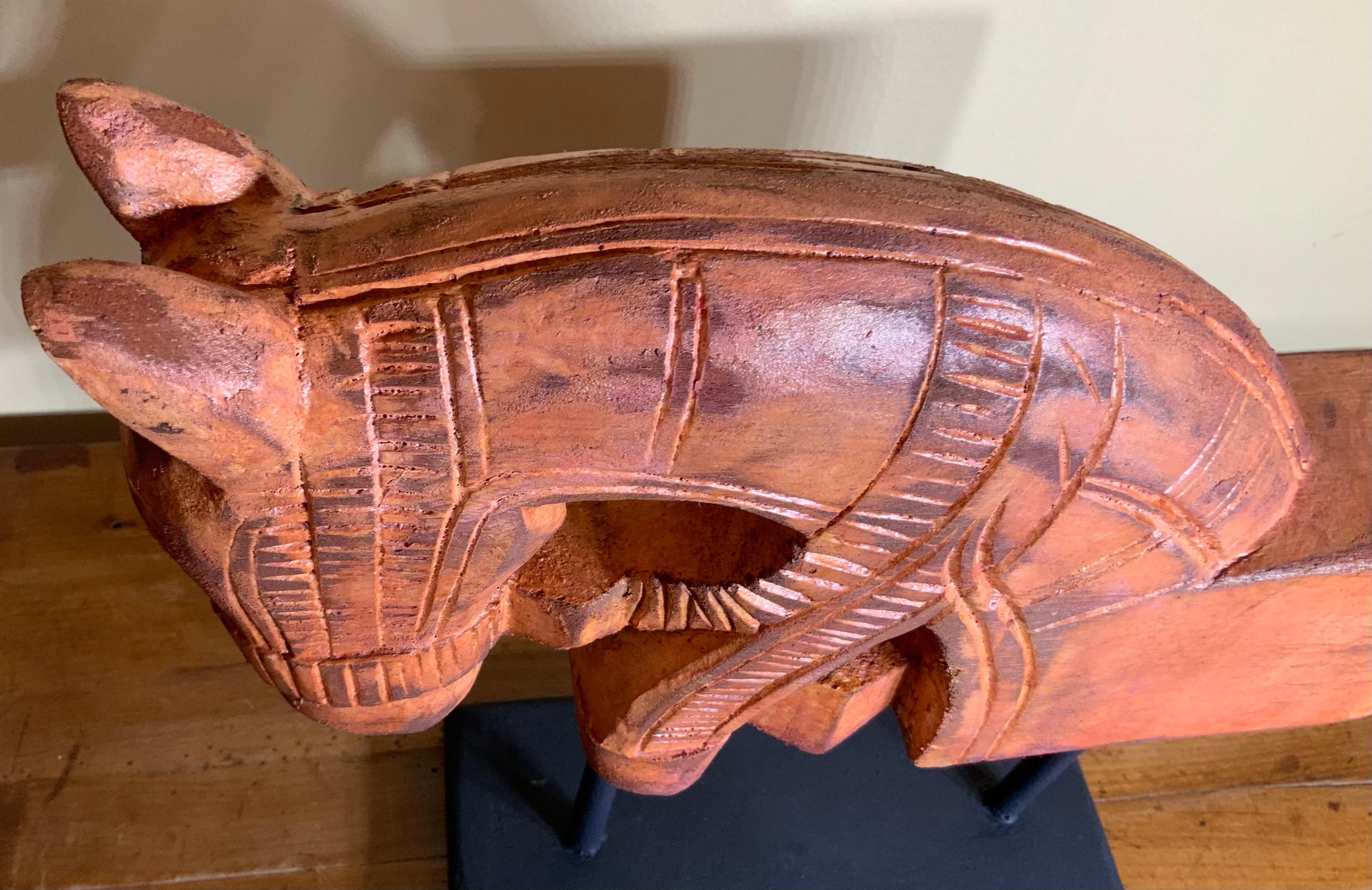 Architectural Hand Carved Wood Horse 6