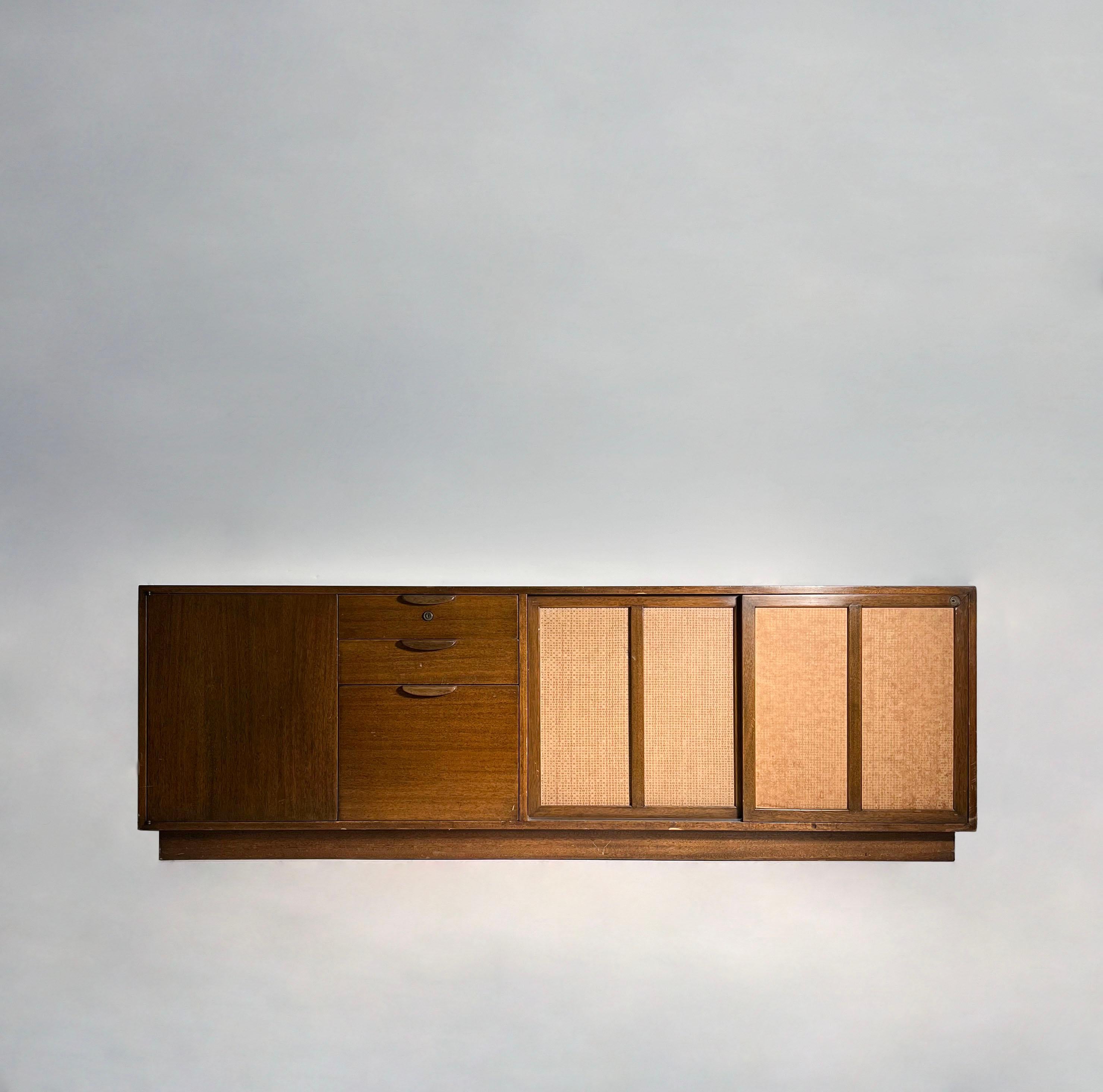 Architectural Harvey Probber Sideboard Credenza Cabinet

More photos available upon request

Requires restoration to original finish