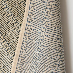 Art Deco Persian Rug, Blue and Cream Wool, Orley Shabahang, 9' x 12'